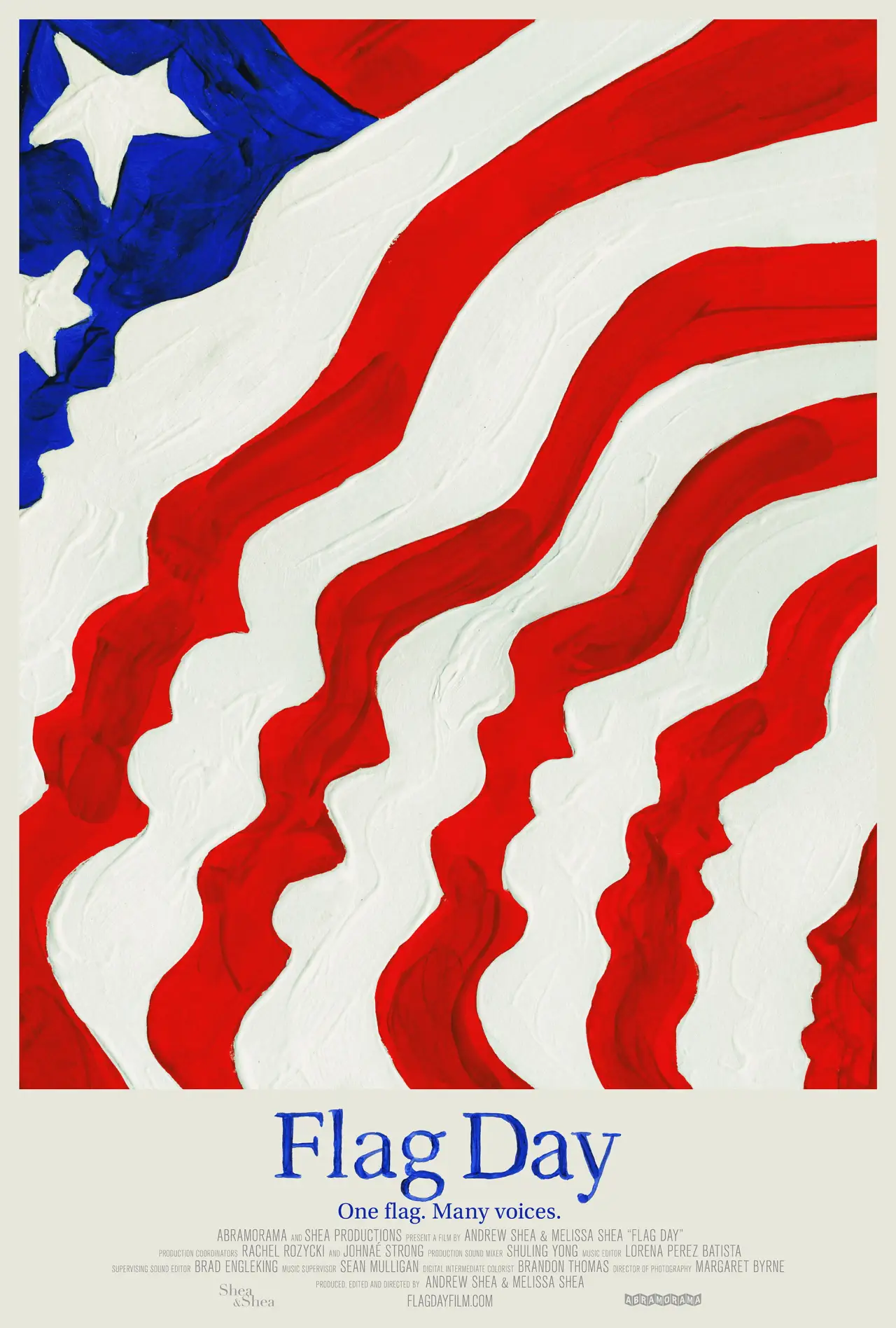 Plakat filmowy "Flag Day"