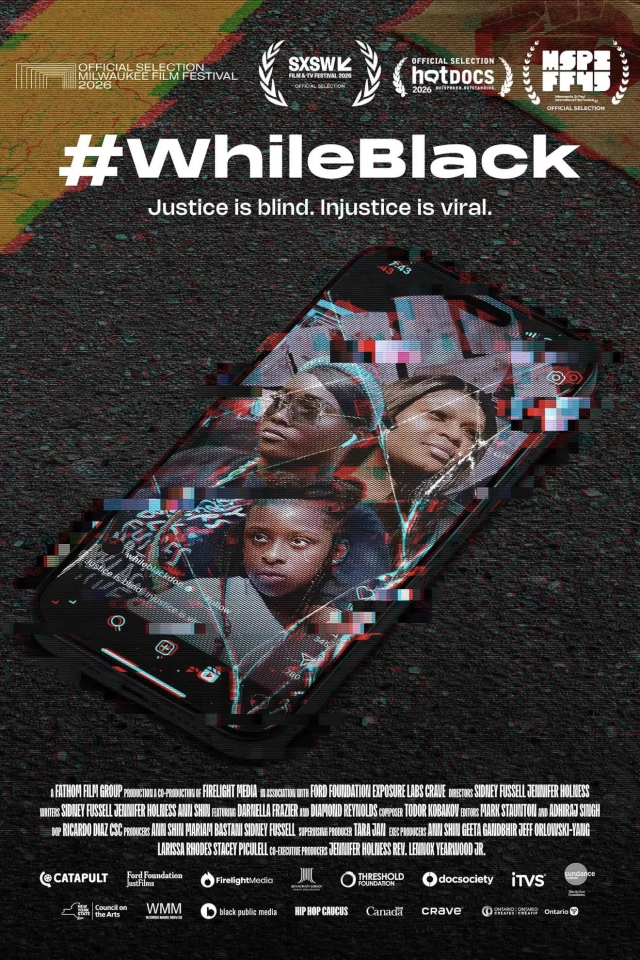 Plakat filmowy "#WhileBlack"