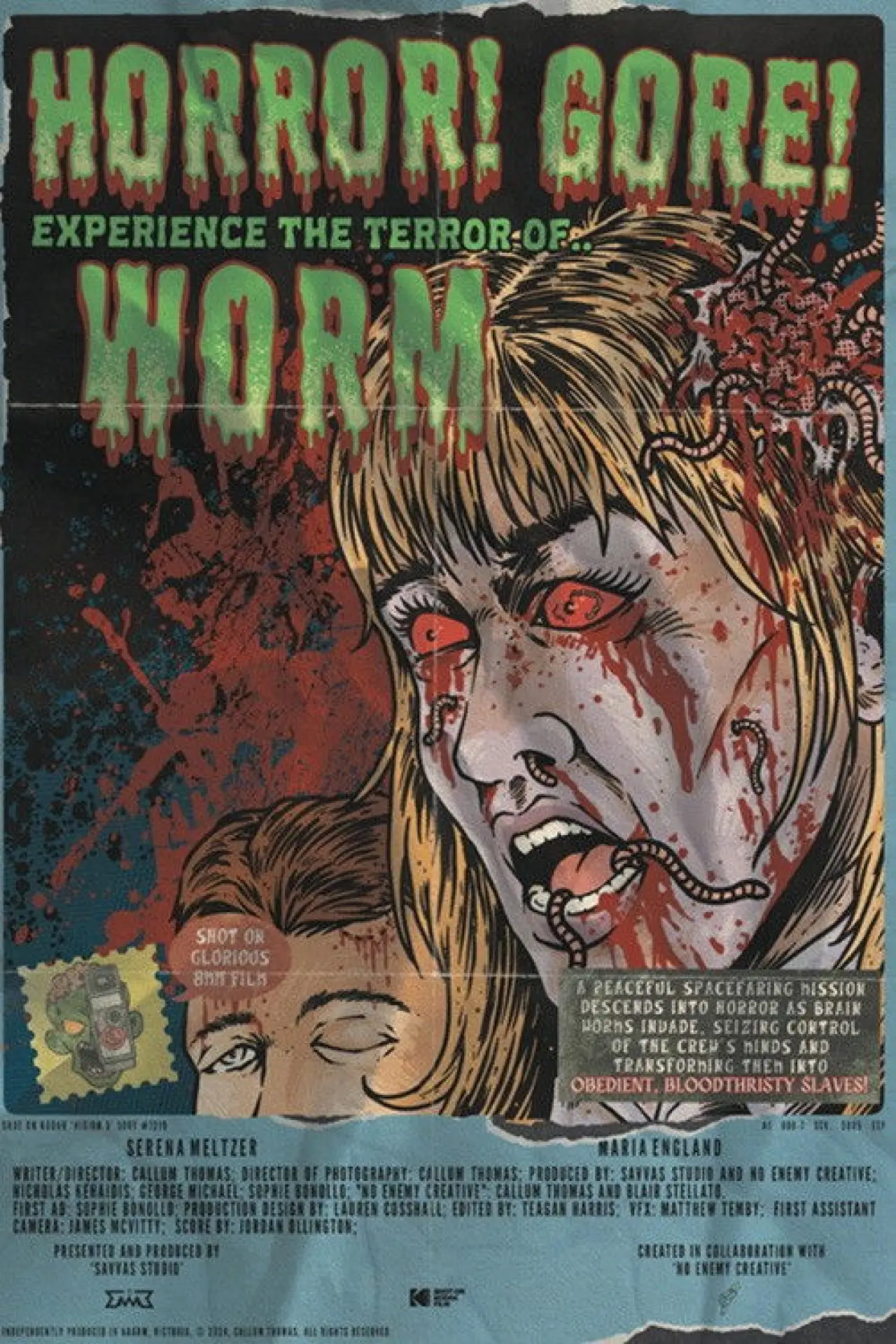 Plakat filmowy "Worm"