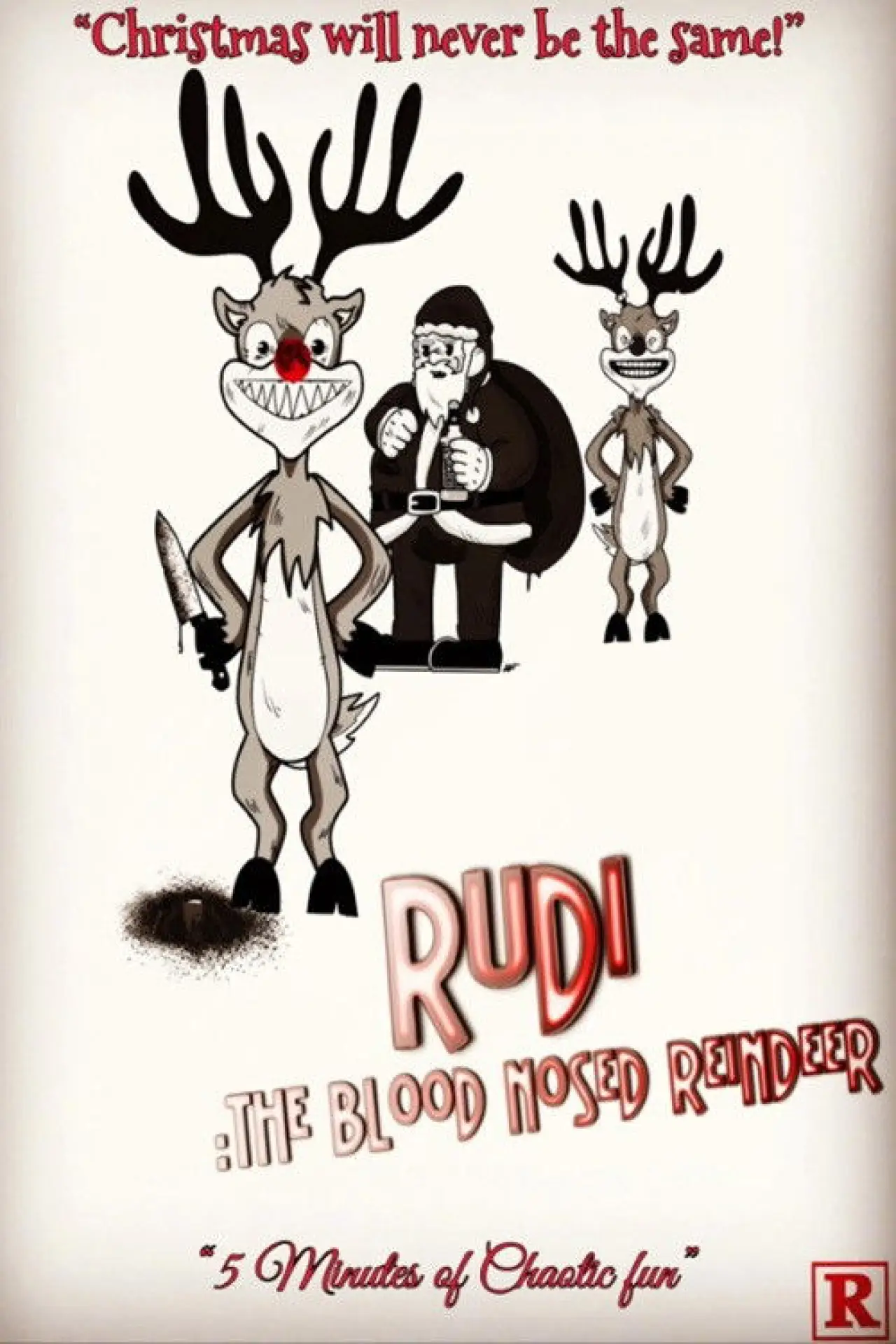 Plakat filmowy "Rudi: The Blood Nosed Reindeer"