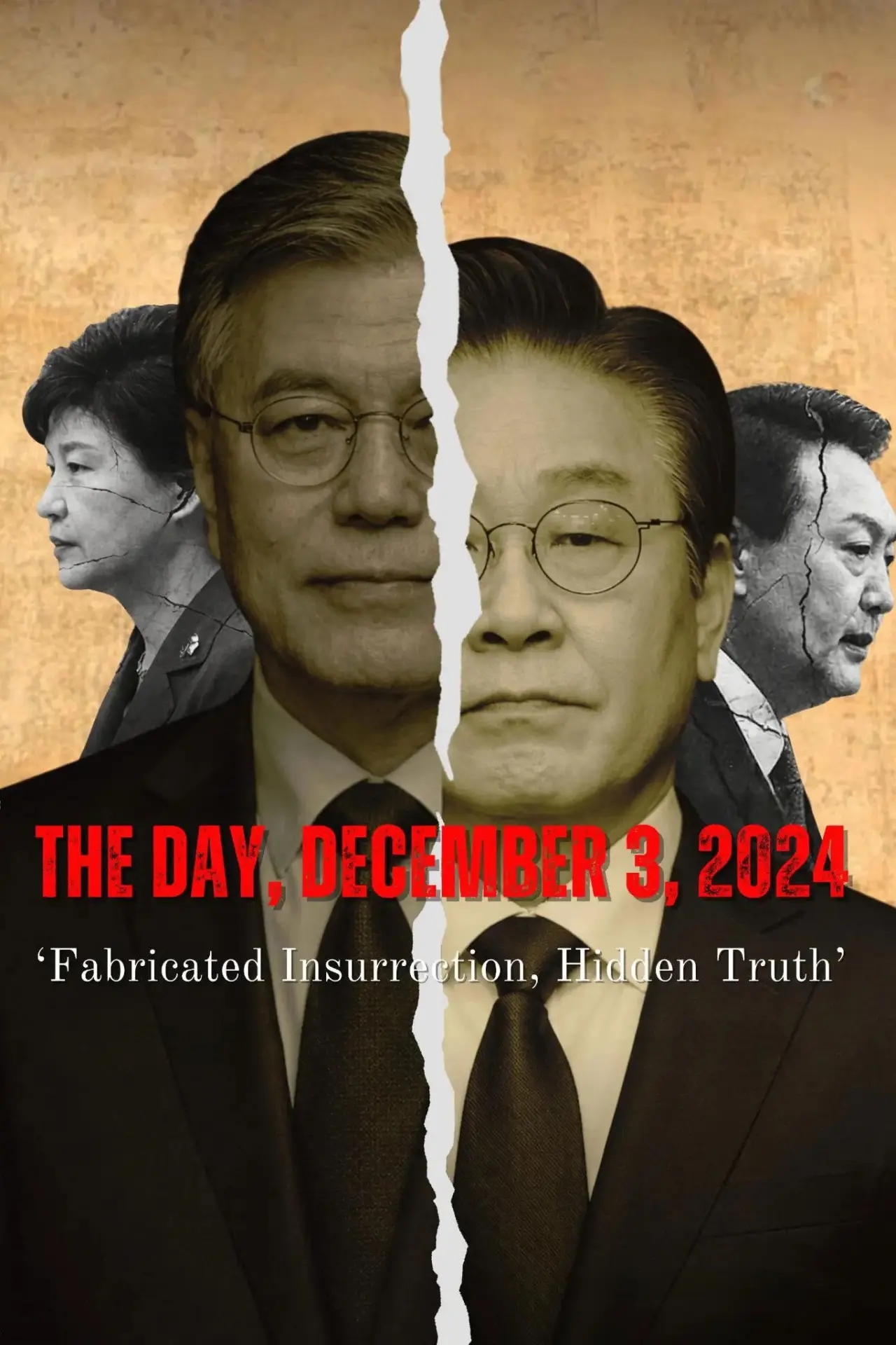 Plakat filmowy "2024.12.03 그날 조작된 내란, 감춰진 진실"