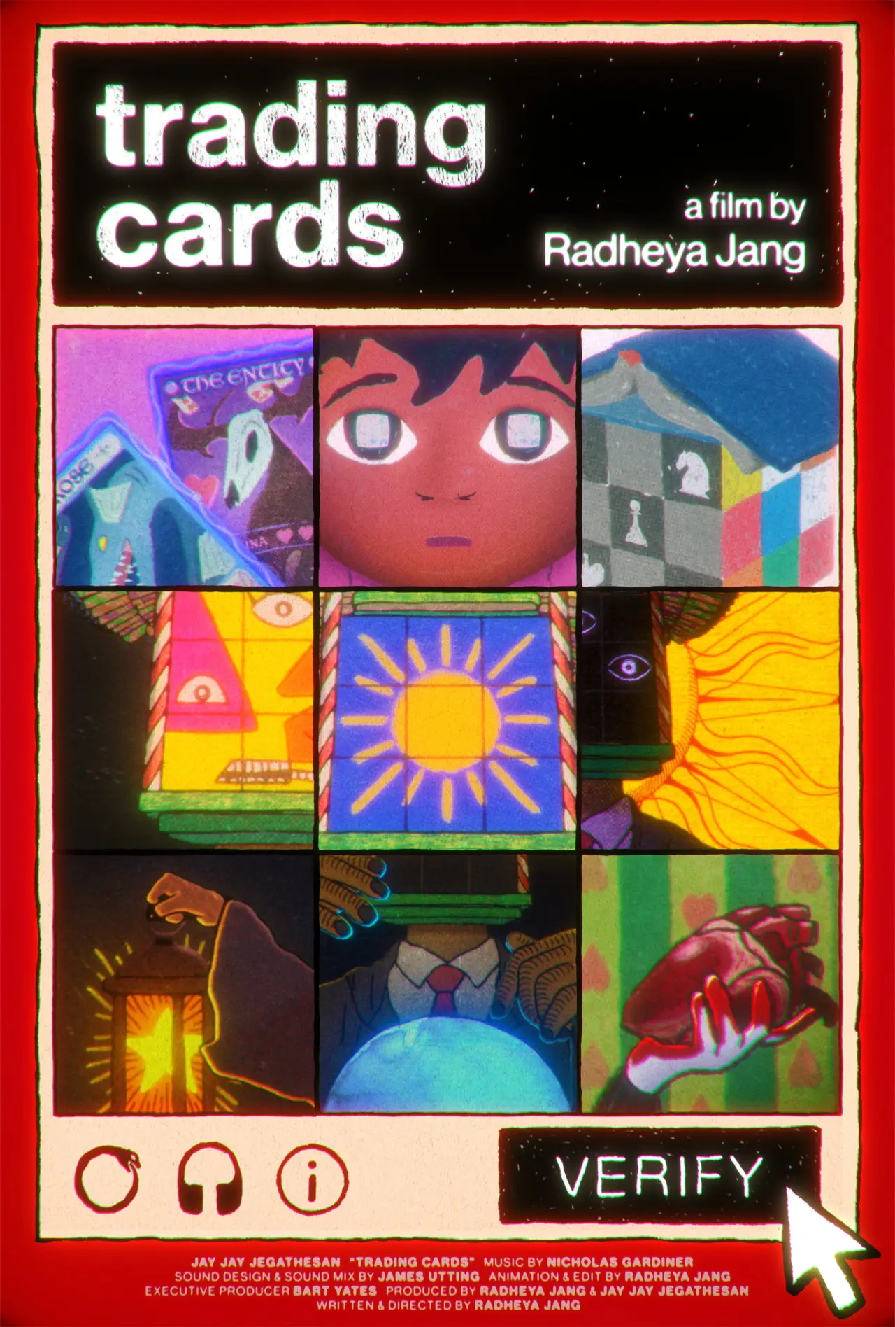 Plakat filmowy "Trading Cards"