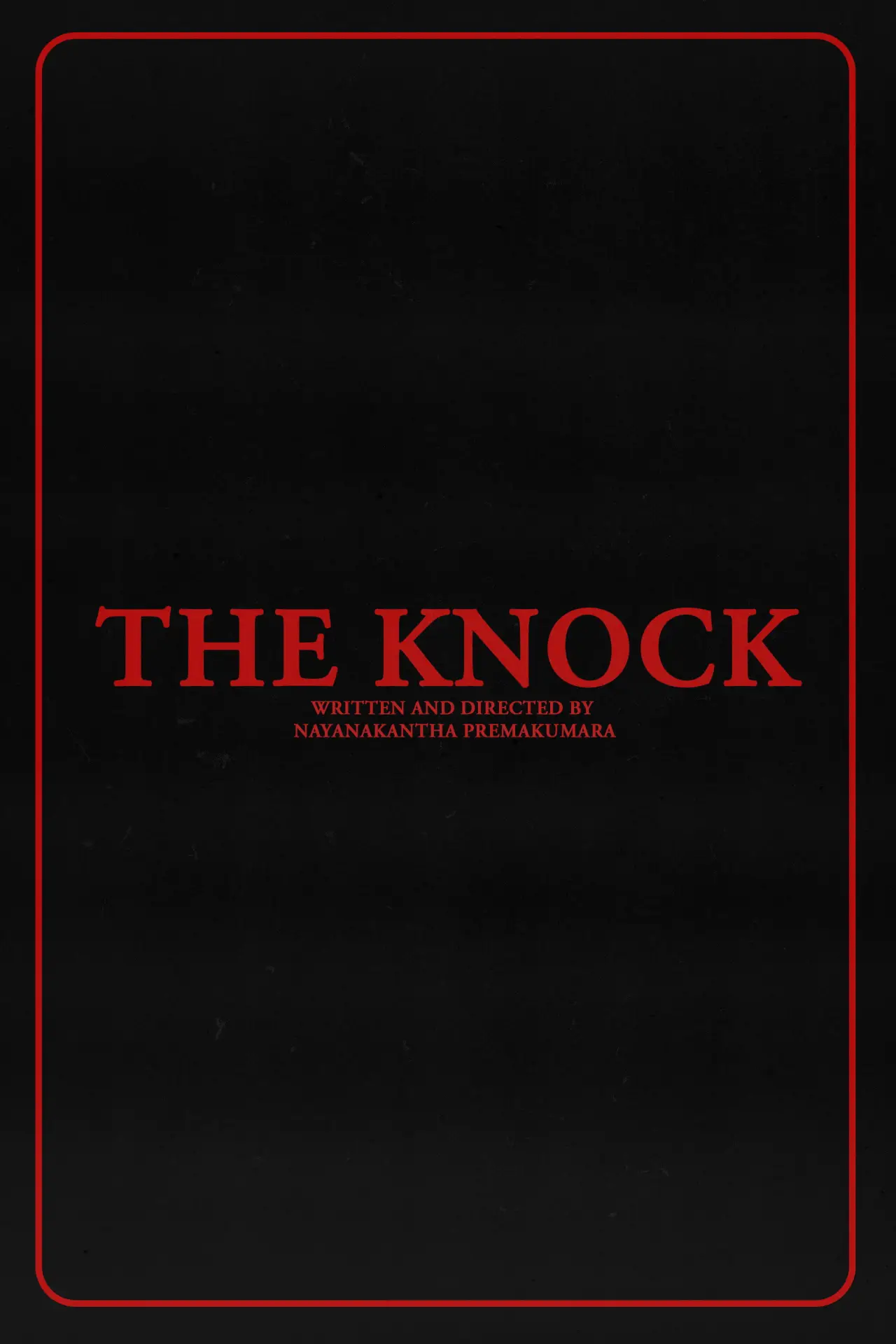 Plakat filmowy "The Knock"