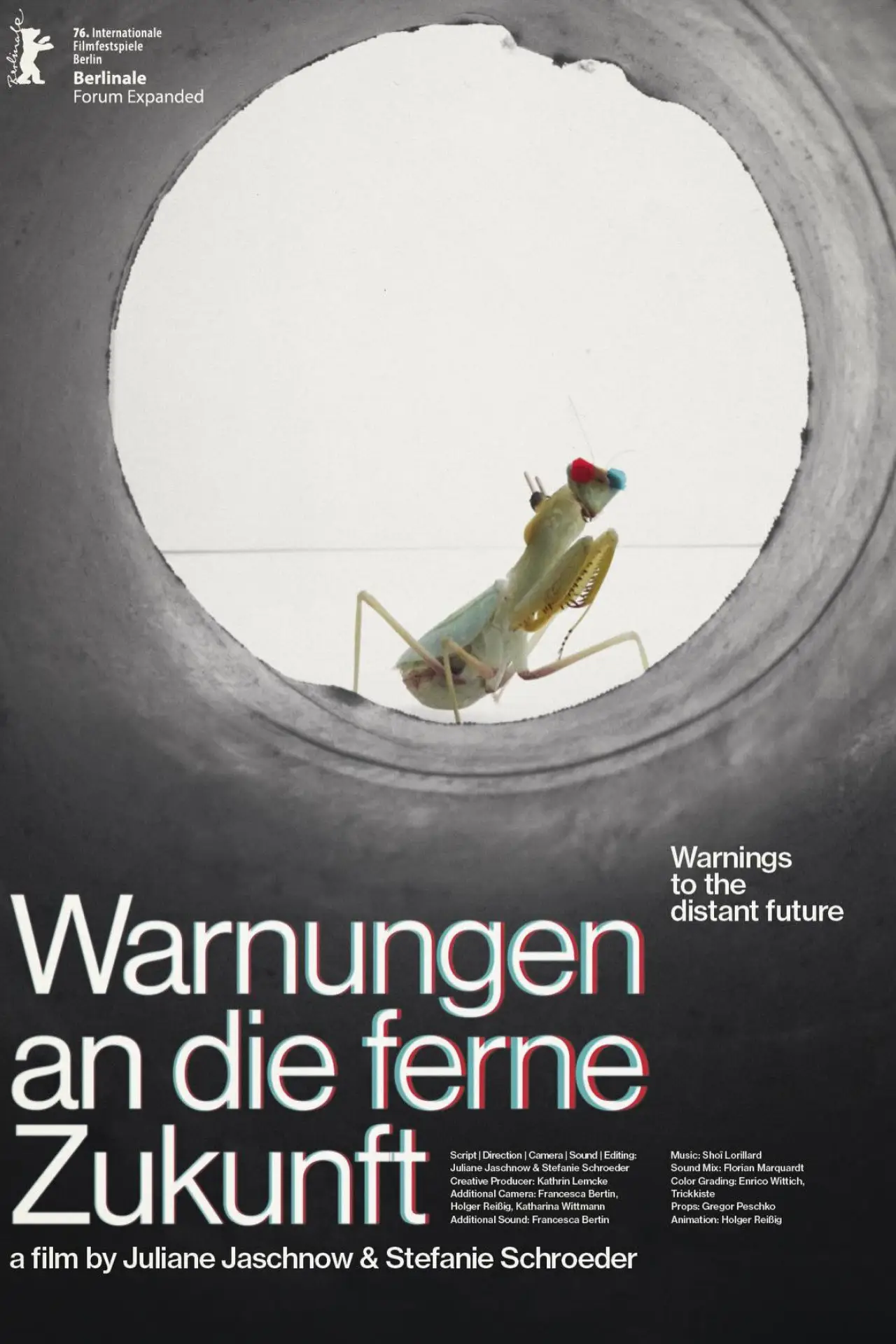 Plakat filmowy "Warnungen an die ferne Zukunft"