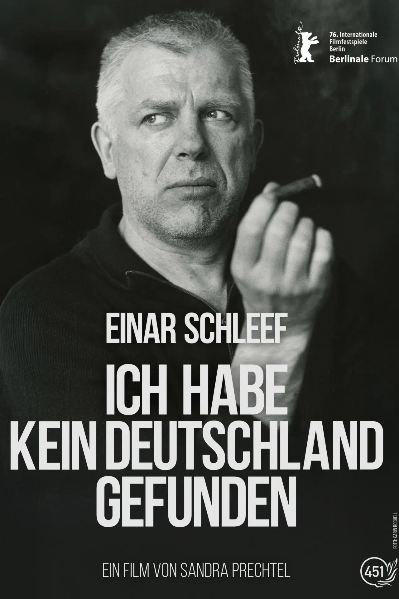 Plakat filmowy "Einar Schleef - Ich habe kein Deutschland gefunden"