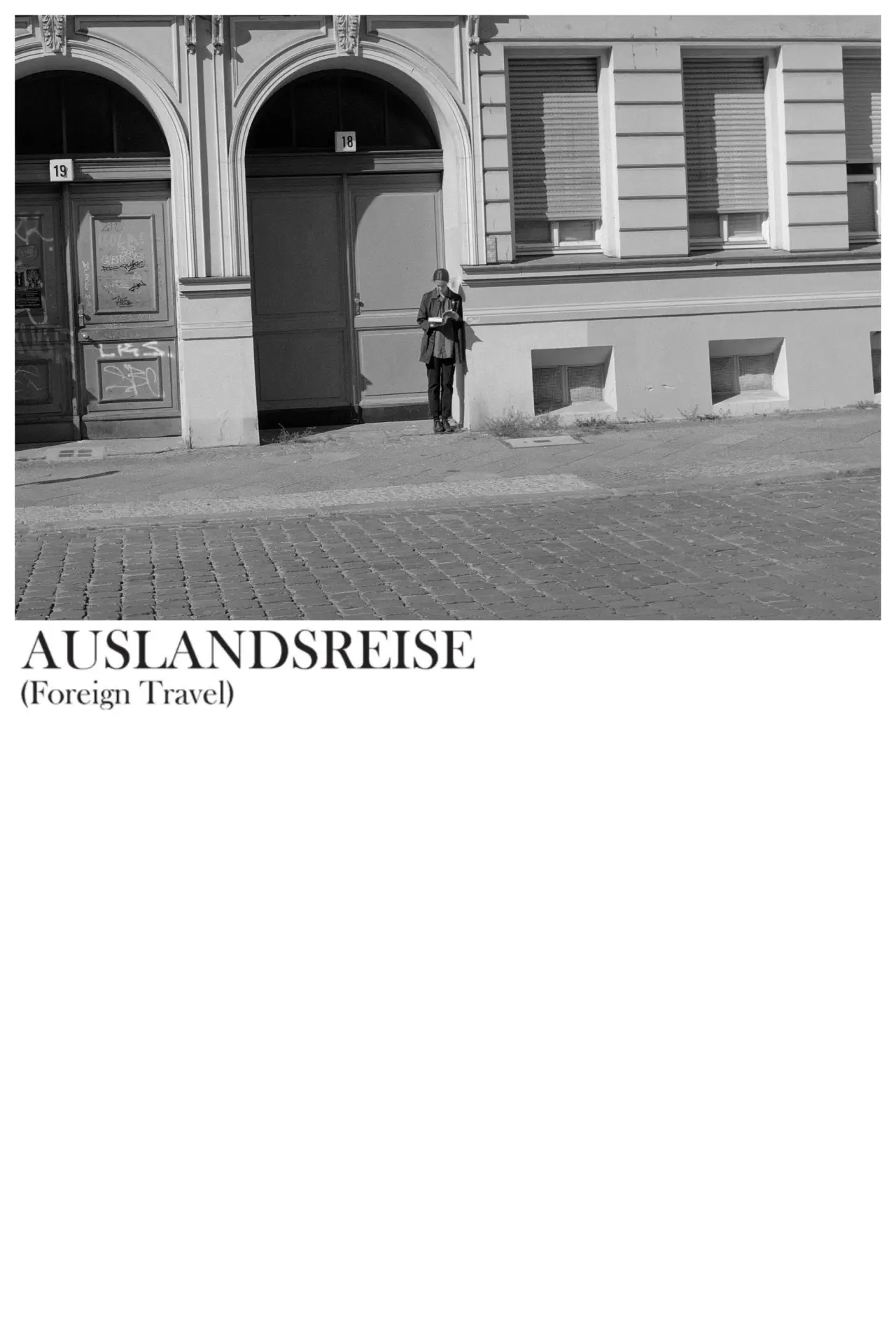 Plakat filmowy "Auslandsreise"