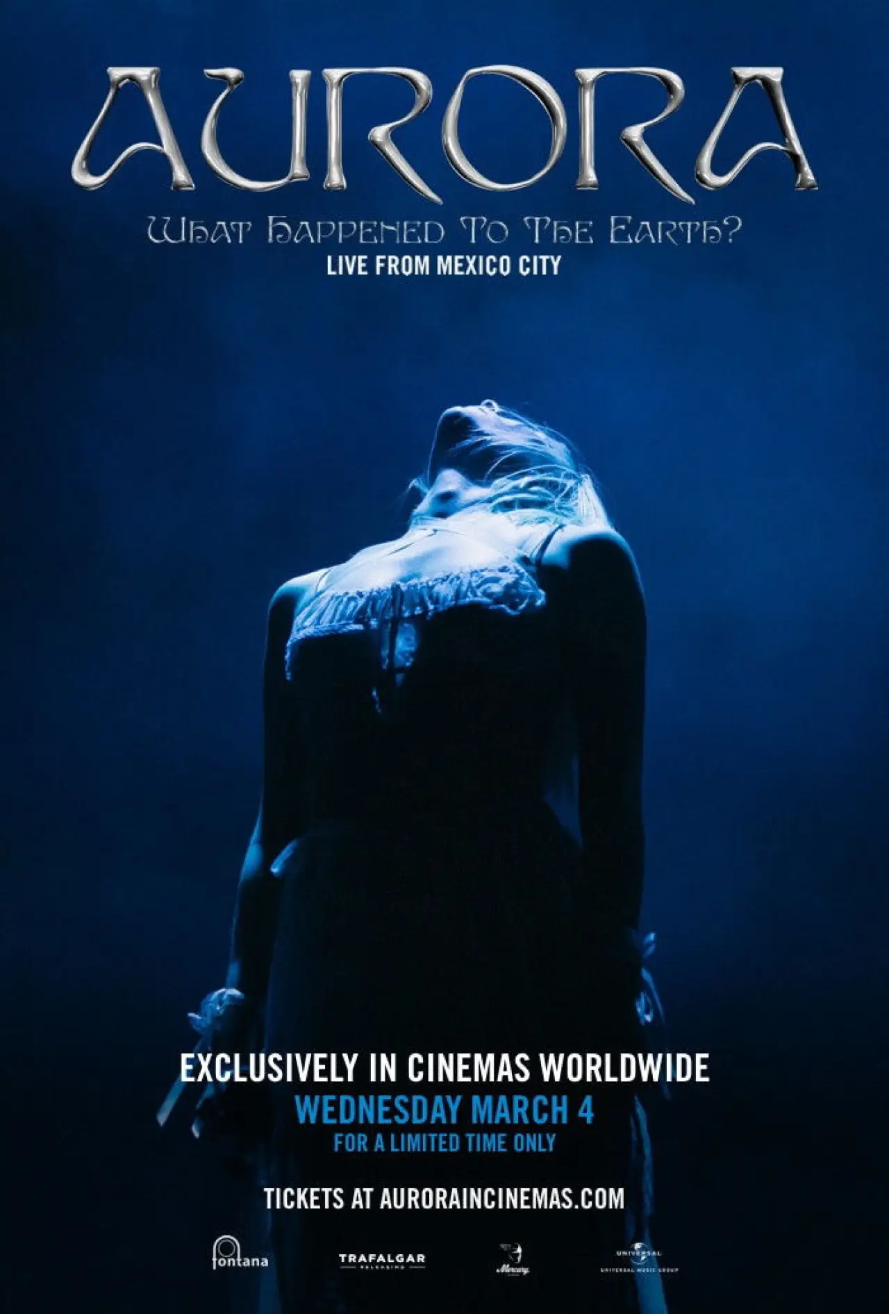 Plakat filmowy "AURORA: What Happened to the Earth? Live From Mexico City"