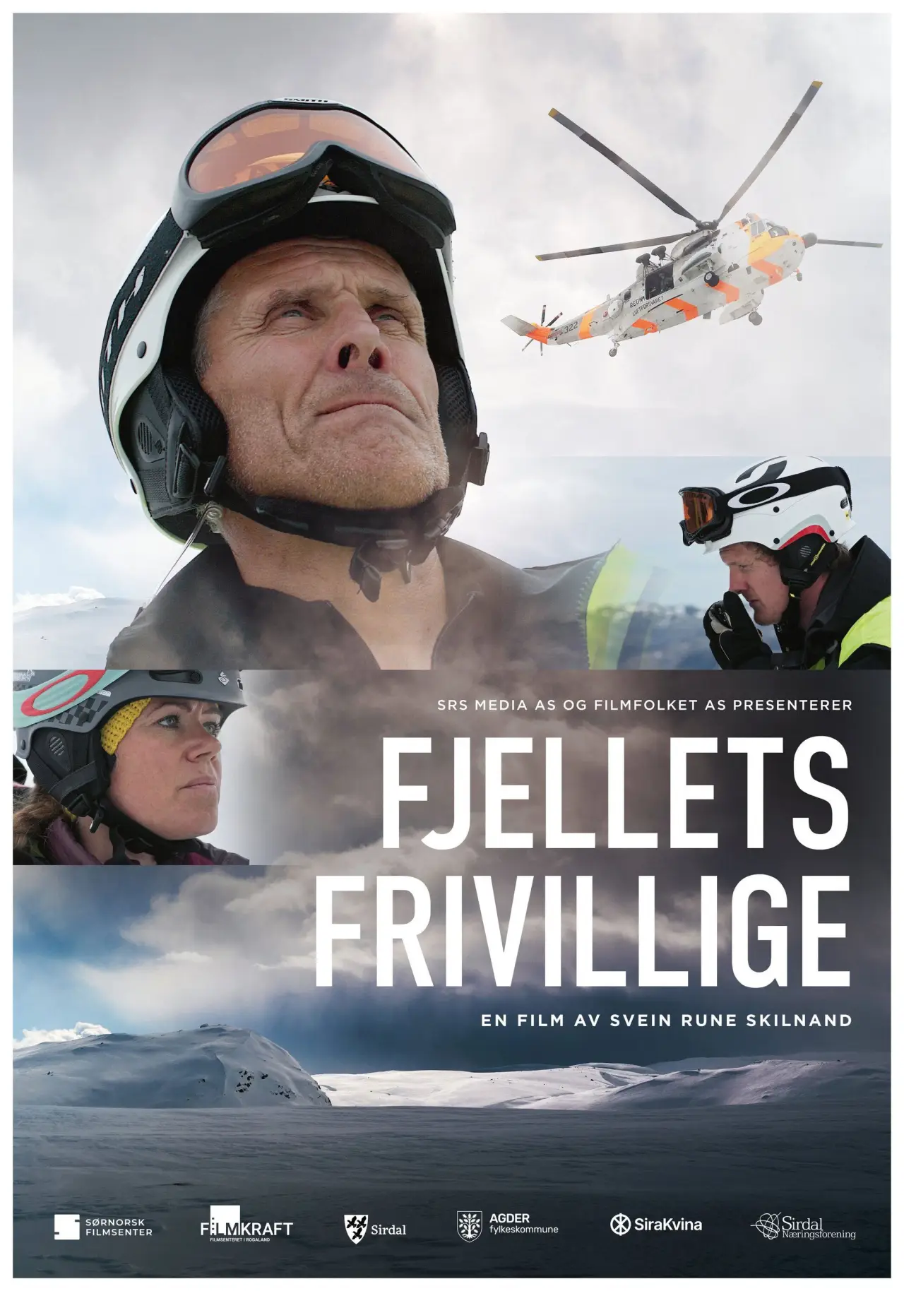 Plakat filmowy "Fjellets frivillige"