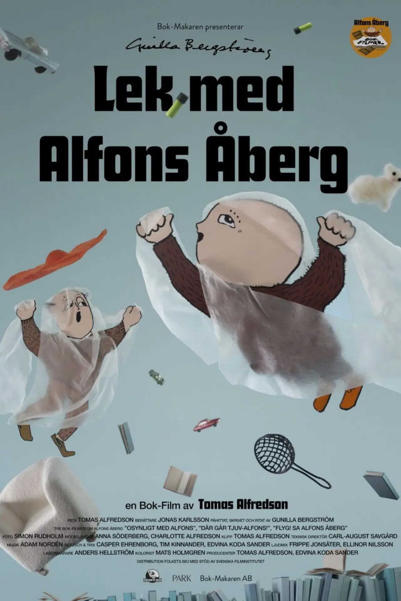 Plakat filmowy "Lek med Alfons Åberg"