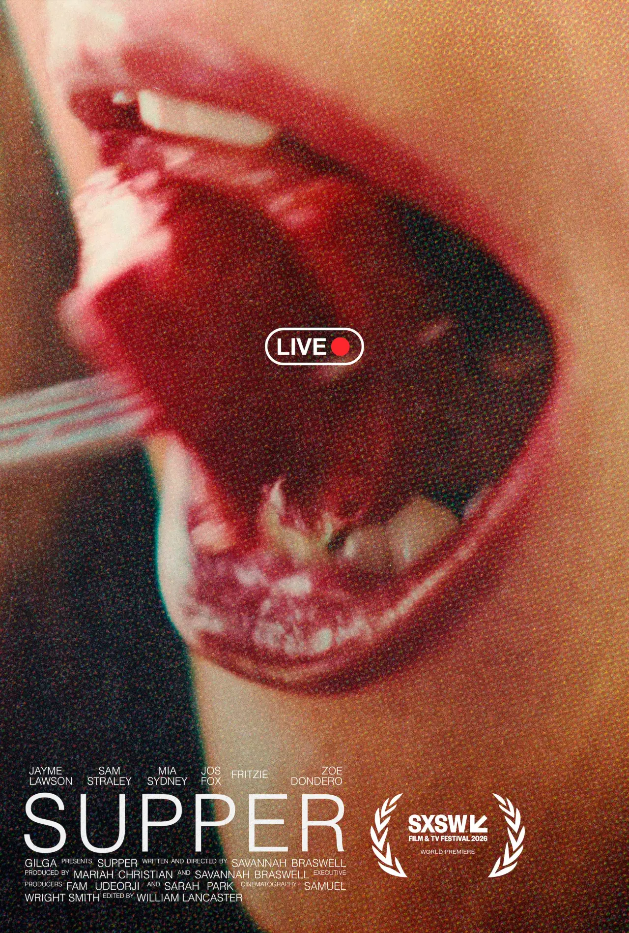 Plakat filmowy "Supper"