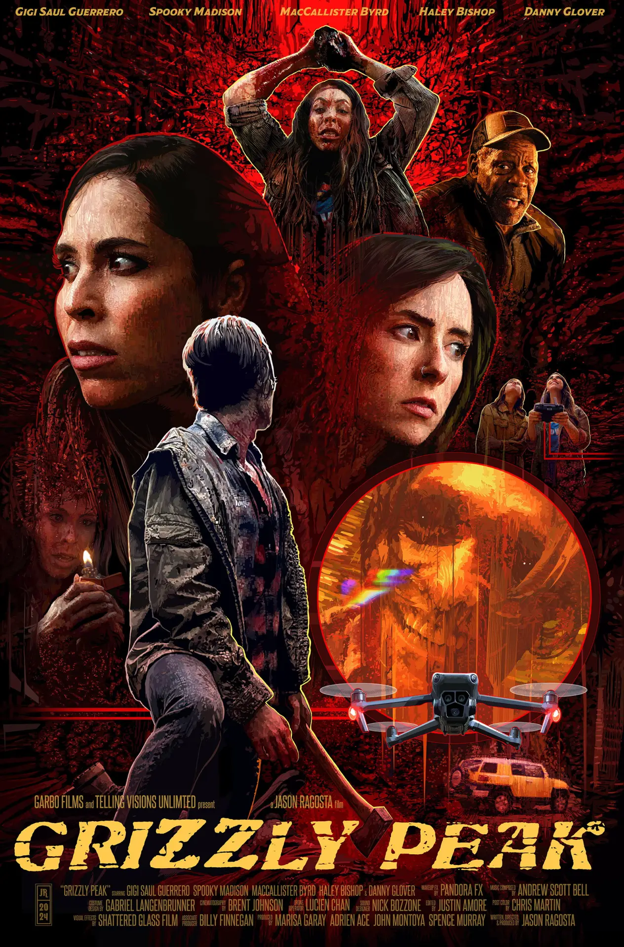 Plakat filmowy "Grizzly Peak"