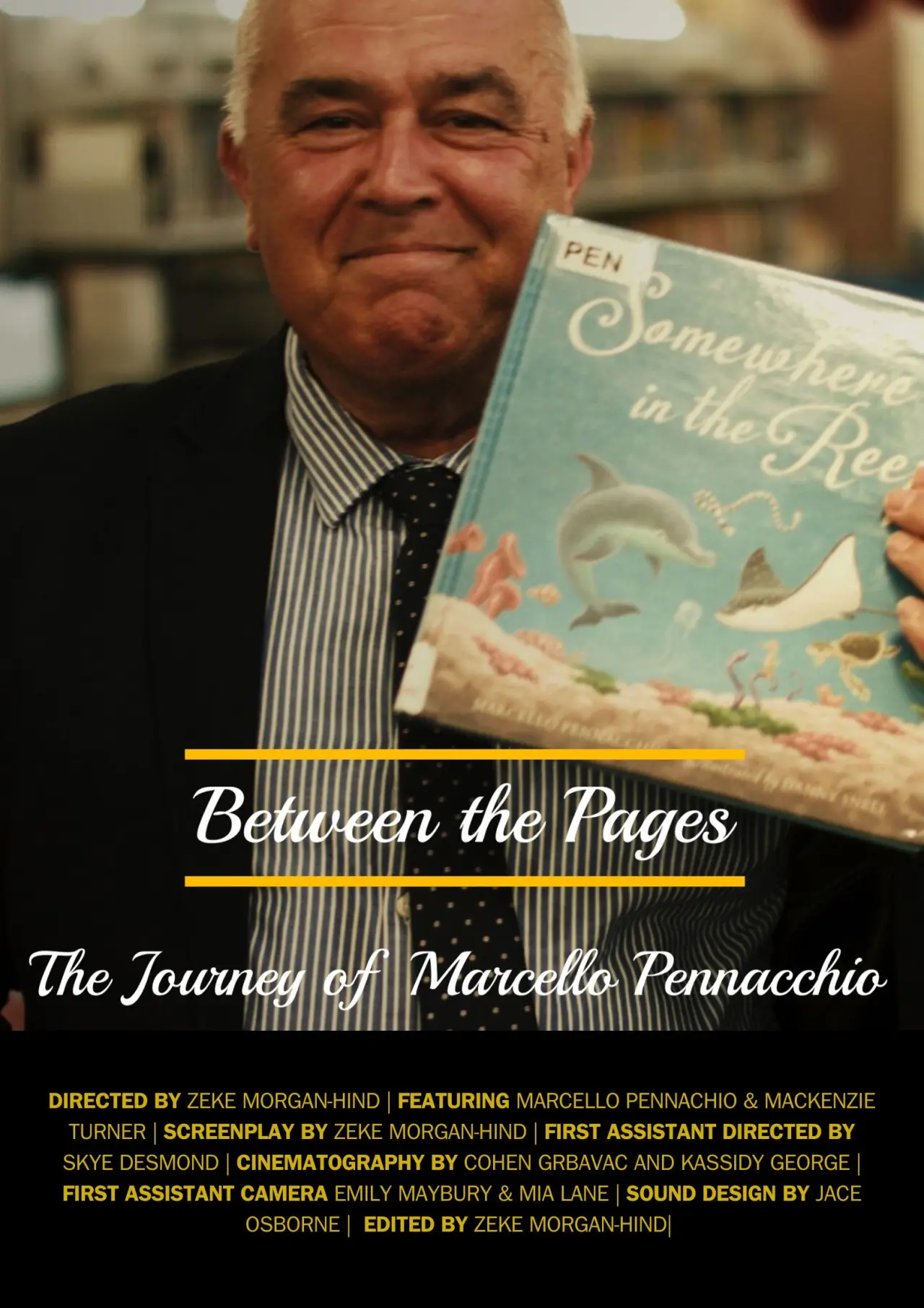 Plakat filmowy "Between Pages: The Story of Marcello Pennacchio"