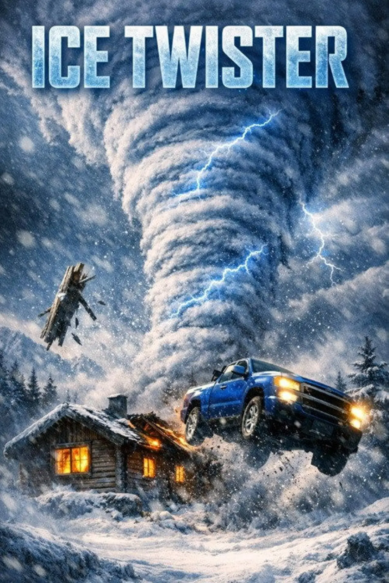 Plakat filmowy "Ice Twister"