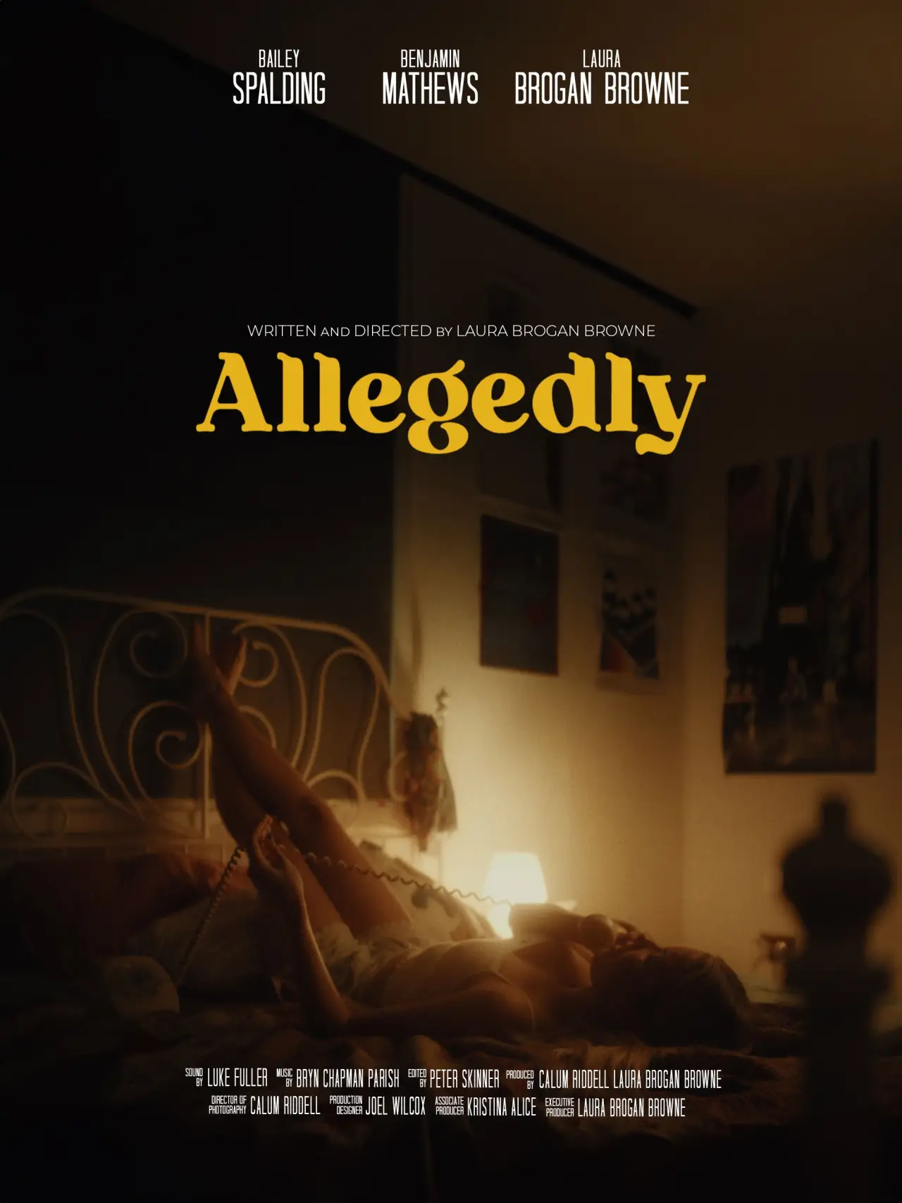 Plakat filmowy "Allegedly"