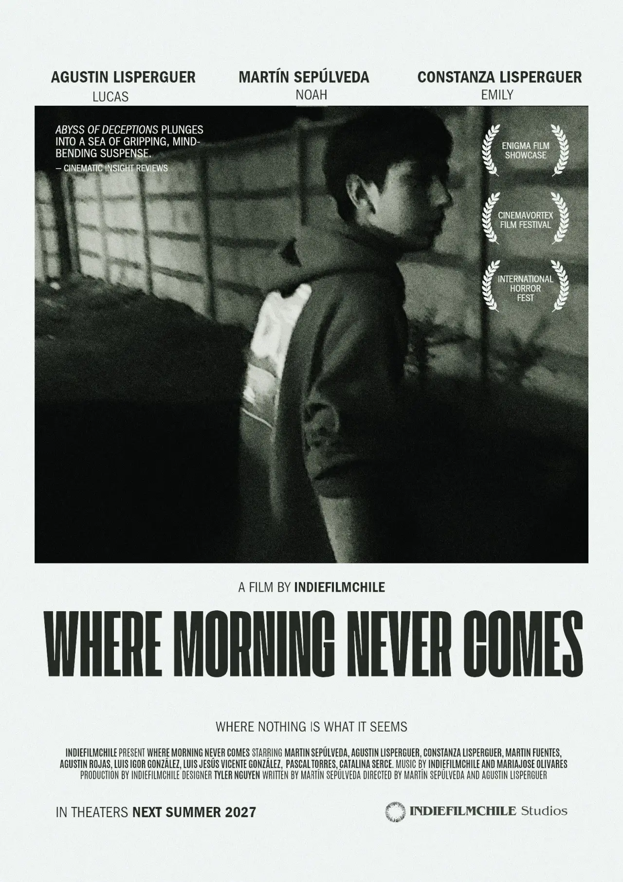 Plakat filmowy "Where Morning Never Comes"