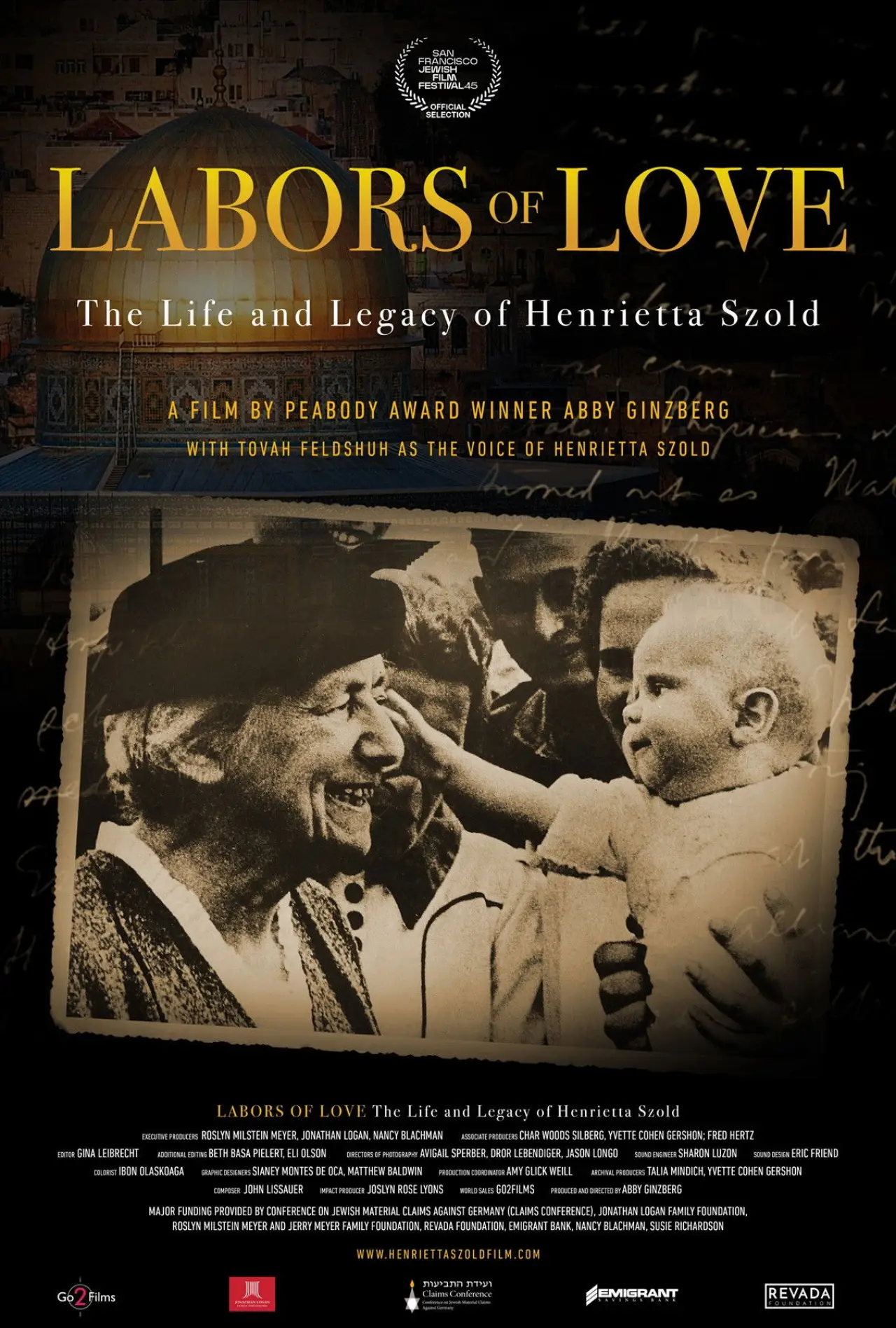Plakat filmowy "Labors of Love: The Life and Legacy of Henrietta Szold"