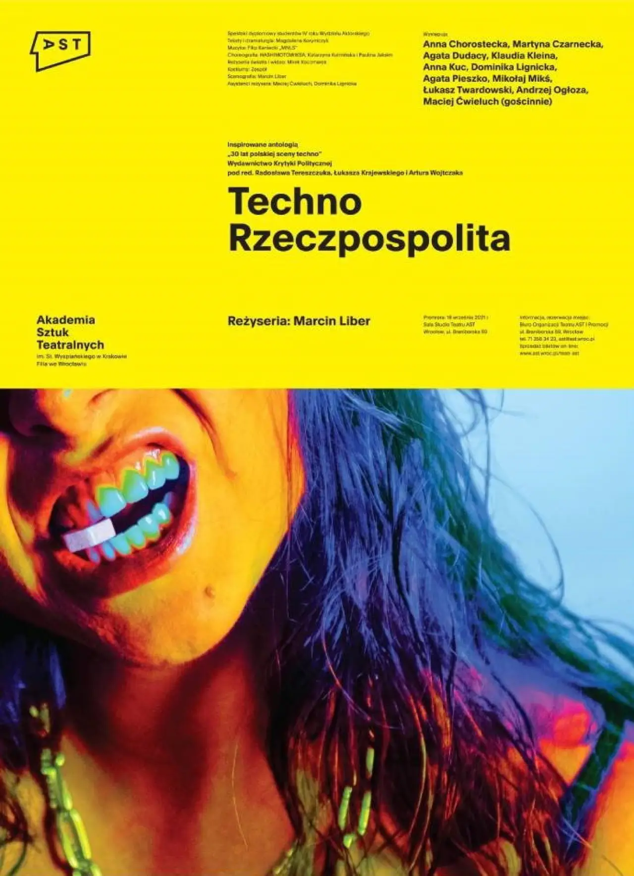 Plakat filmowy "Techno Rzeczpospolita"