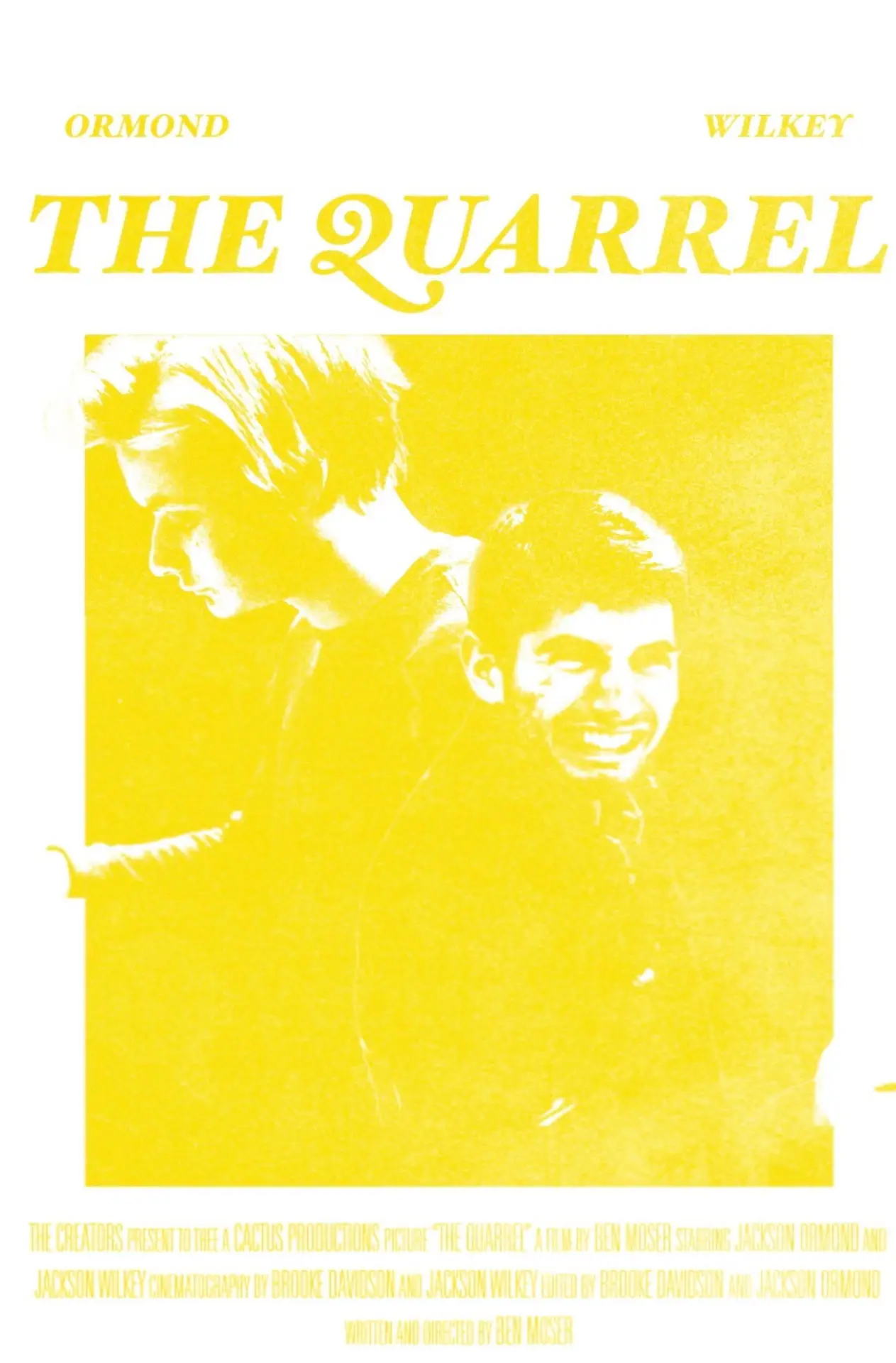 Plakat filmowy "The Quarrel"