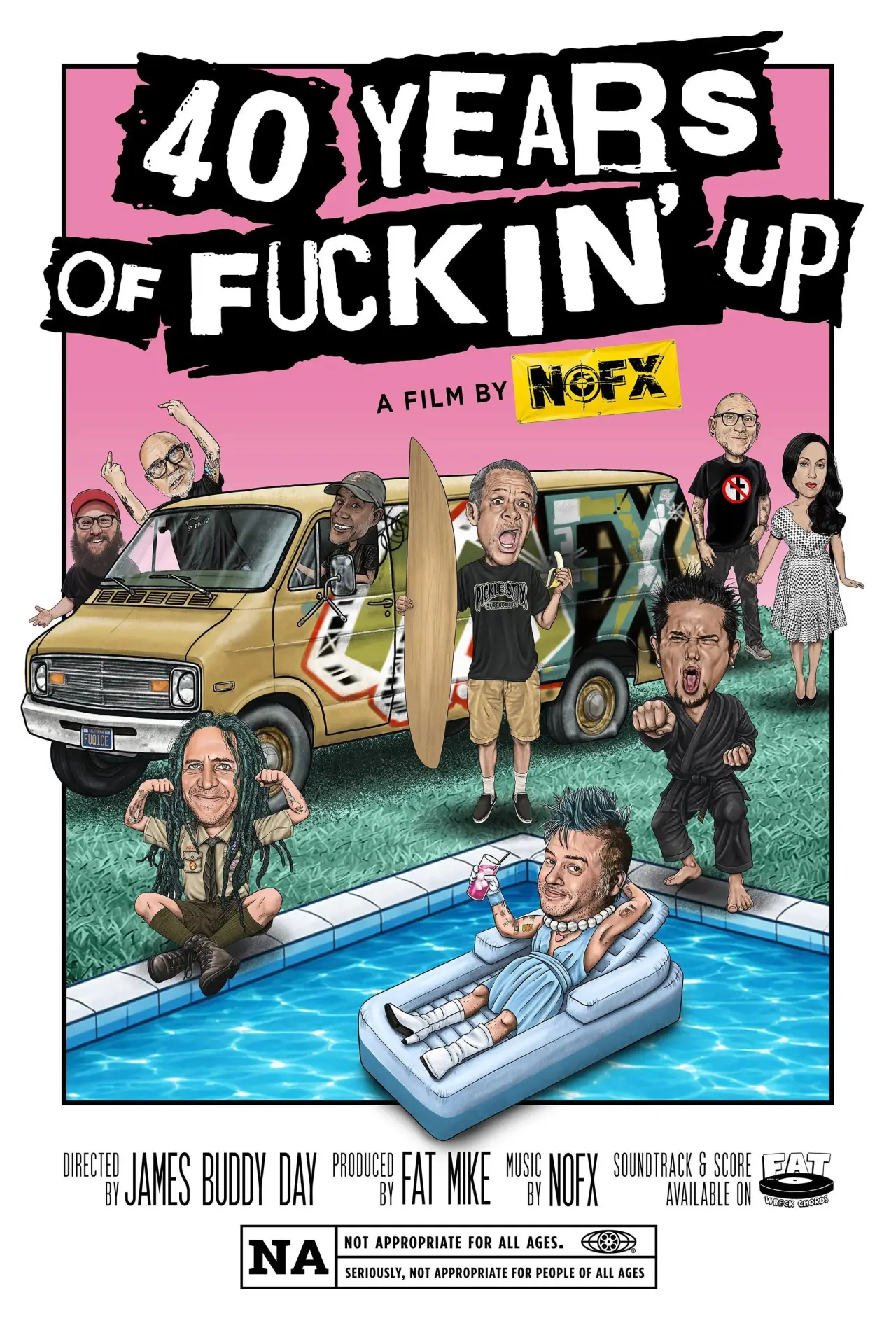 Plakat filmowy "40 Years of Fuckin