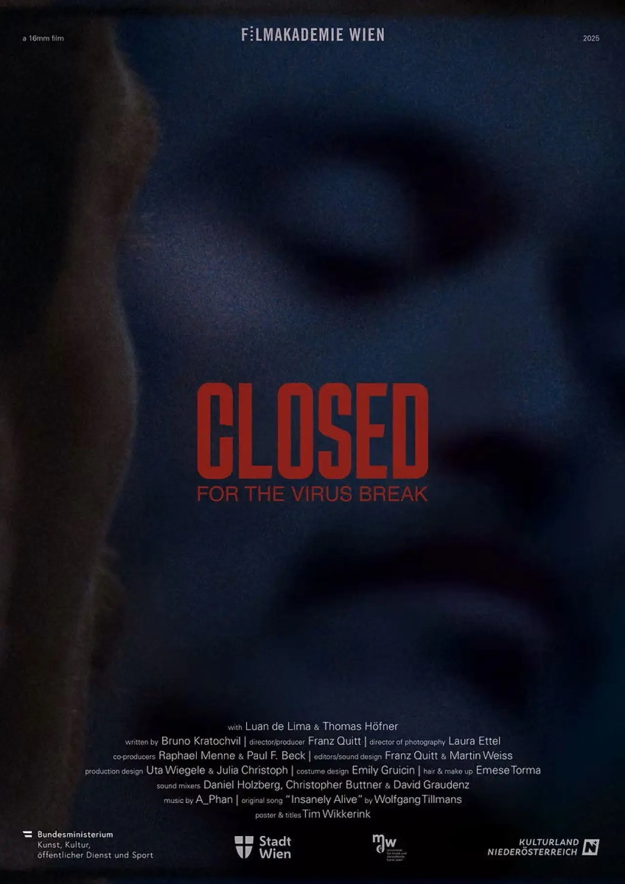 Plakat filmowy "Closed for the Virus Break"