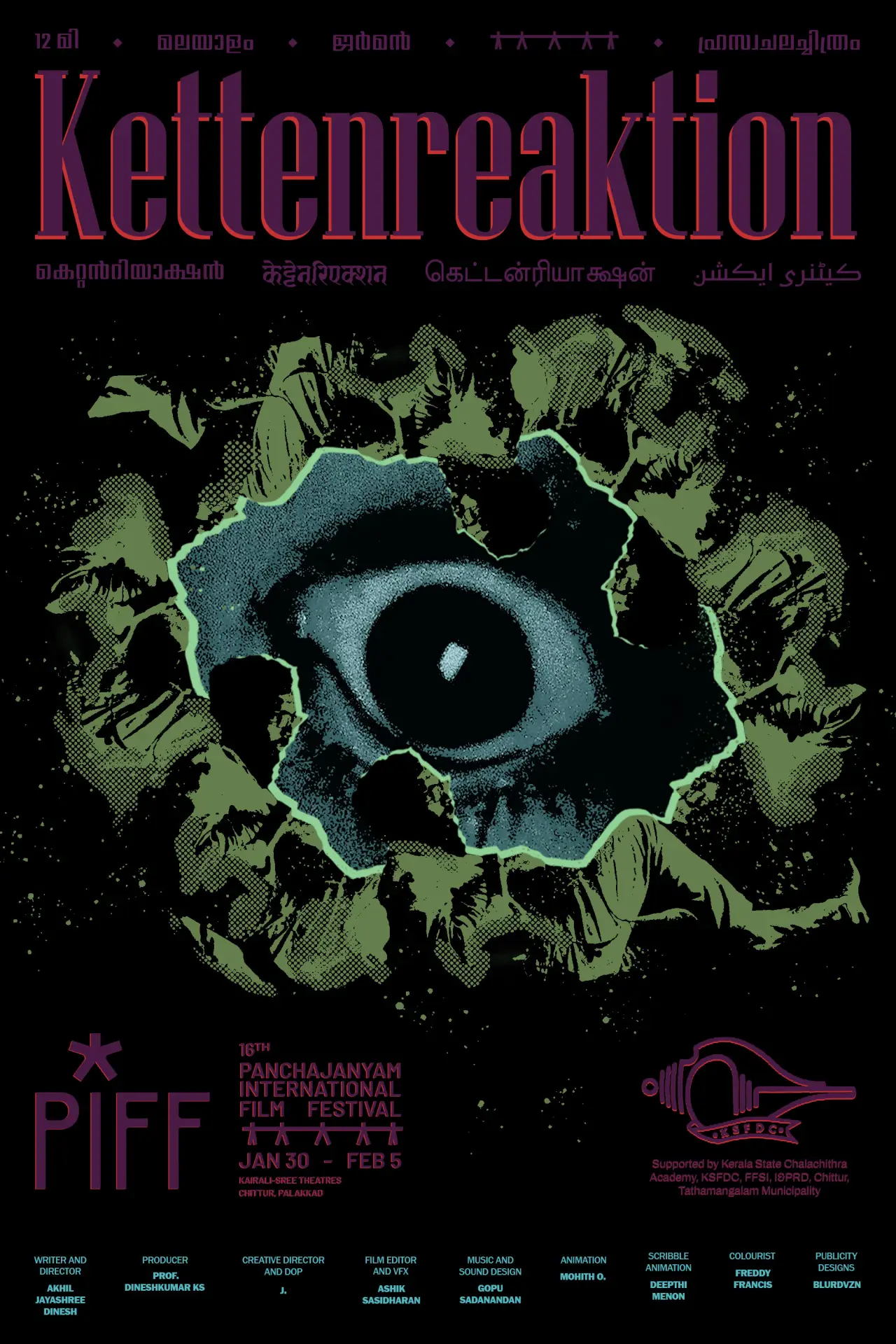 Plakat filmowy "KETTENREAKTION"