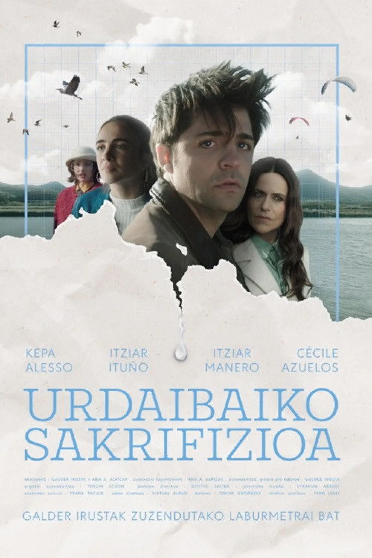 Plakat filmowy "Urdaibaiko sakrifizioa"