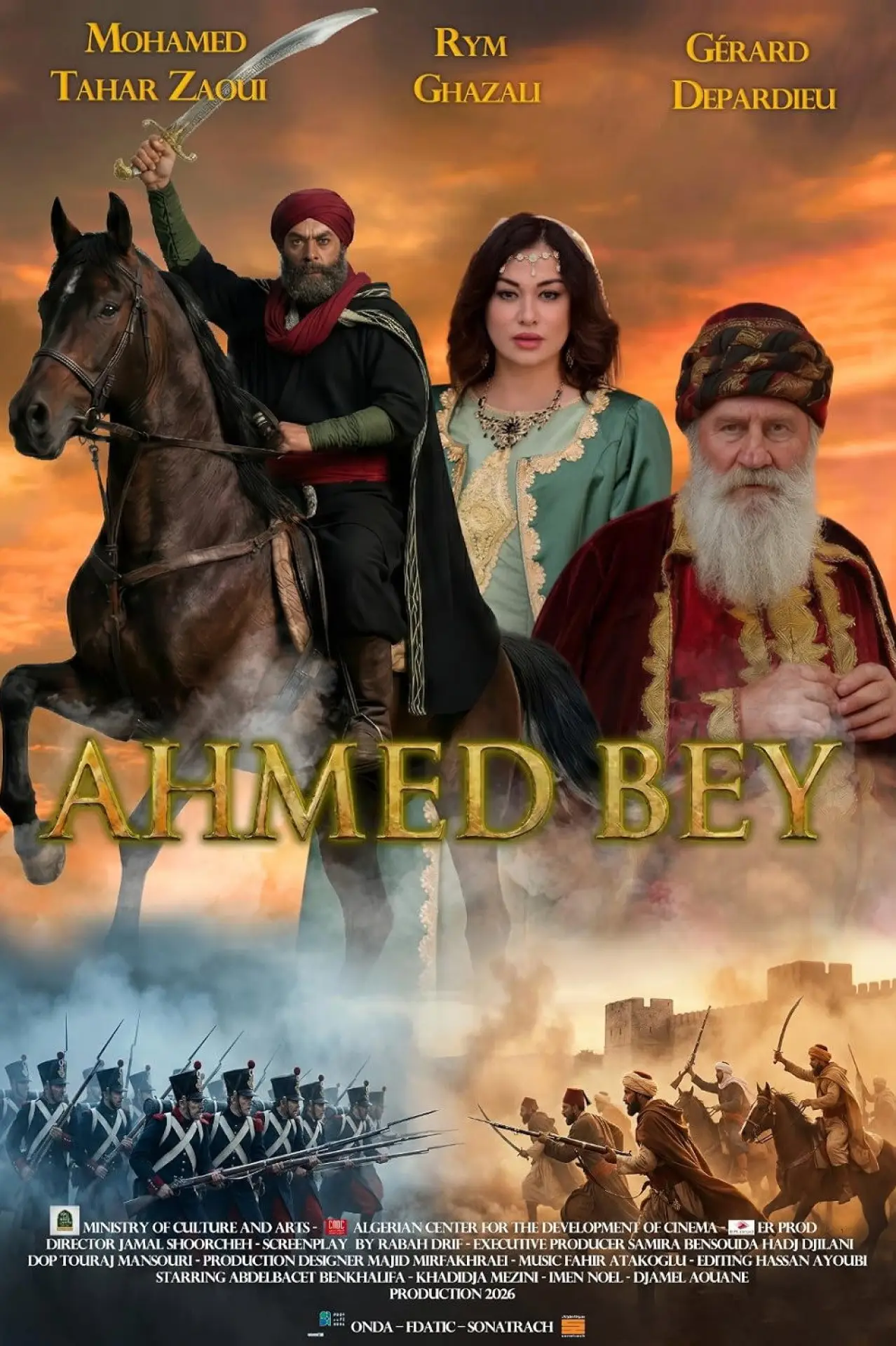 Plakat filmowy "Ahmed Bey"