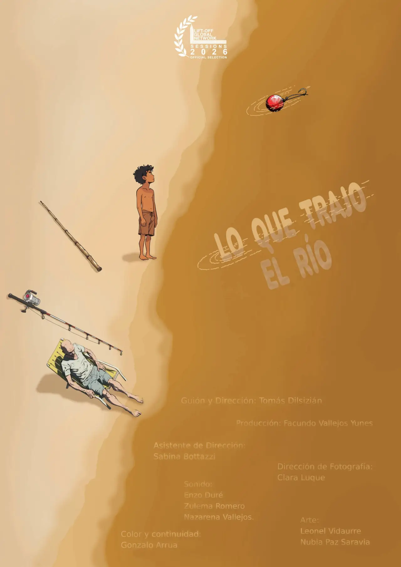 Plakat filmowy "Lo que trajo el Río"