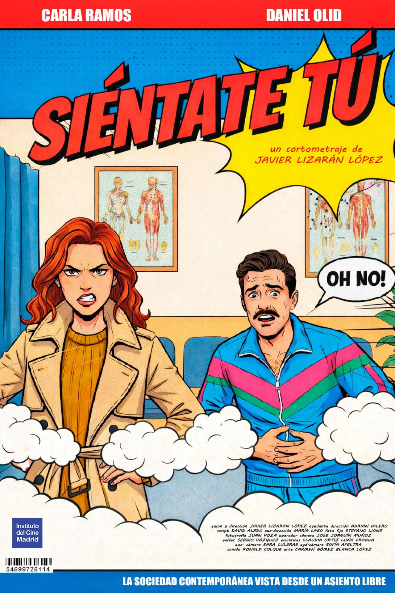 Plakat filmowy "Siéntate tú"