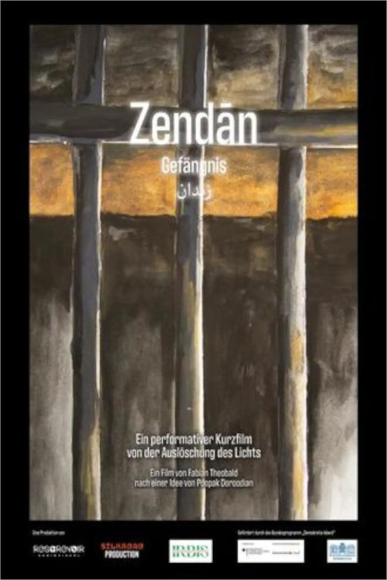 Plakat filmowy "Zendan - Die systematische Auslöschung des Lichts"