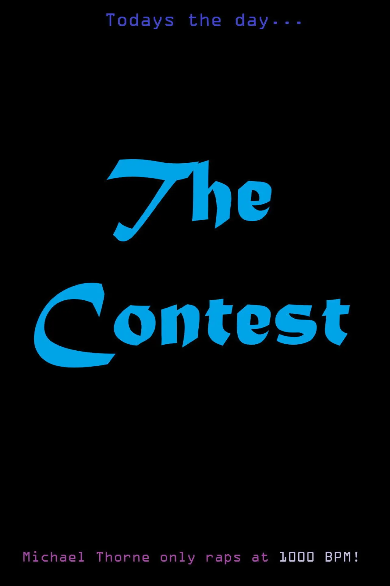 Plakat filmowy "The Contest"