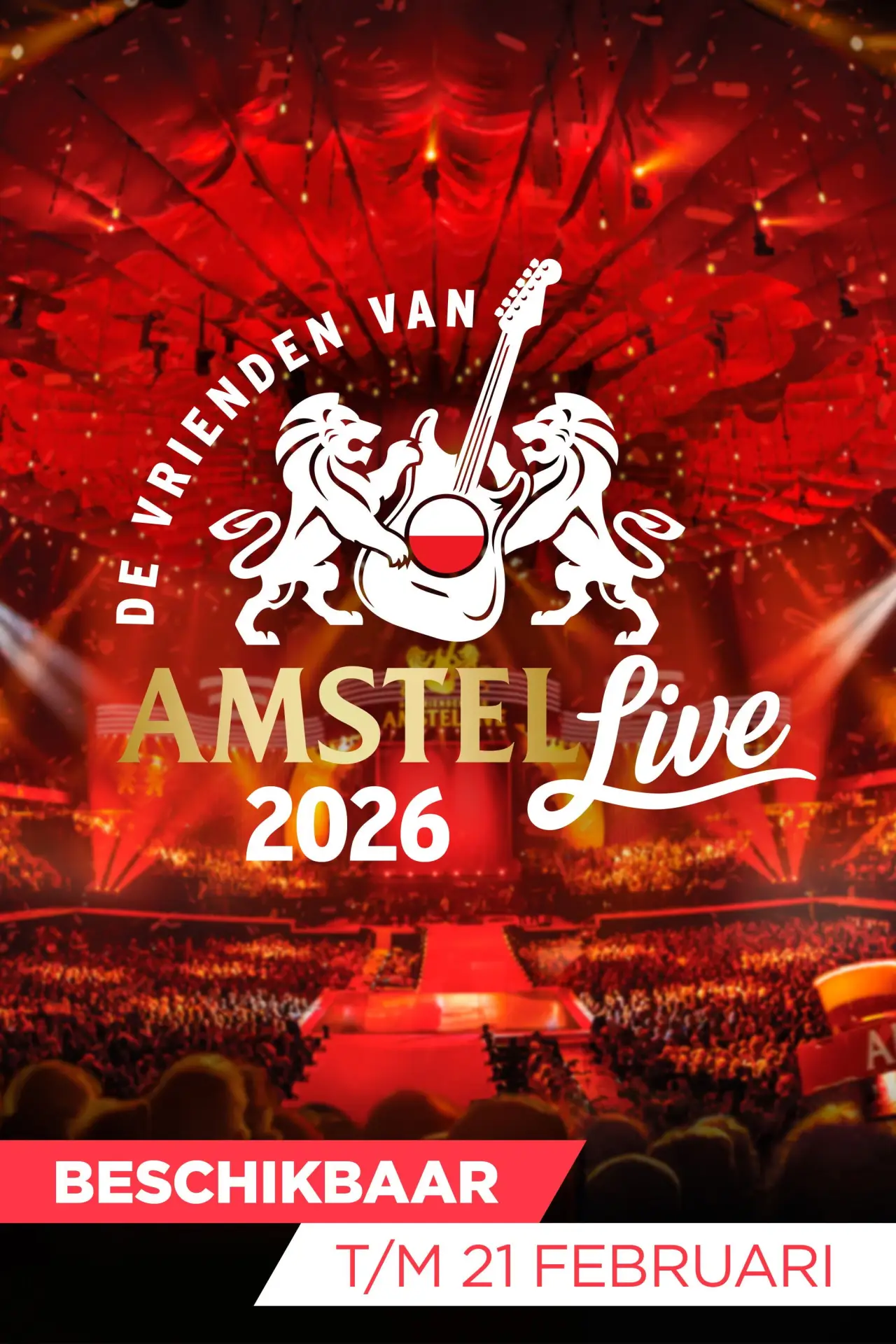 Plakat filmowy "De Vrienden van Amstel LIVE 2026"