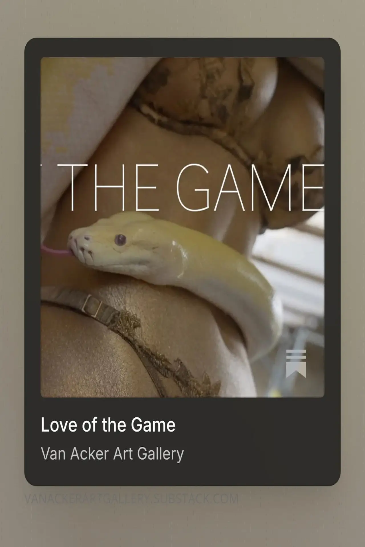 Plakat filmowy "Love of the Game"