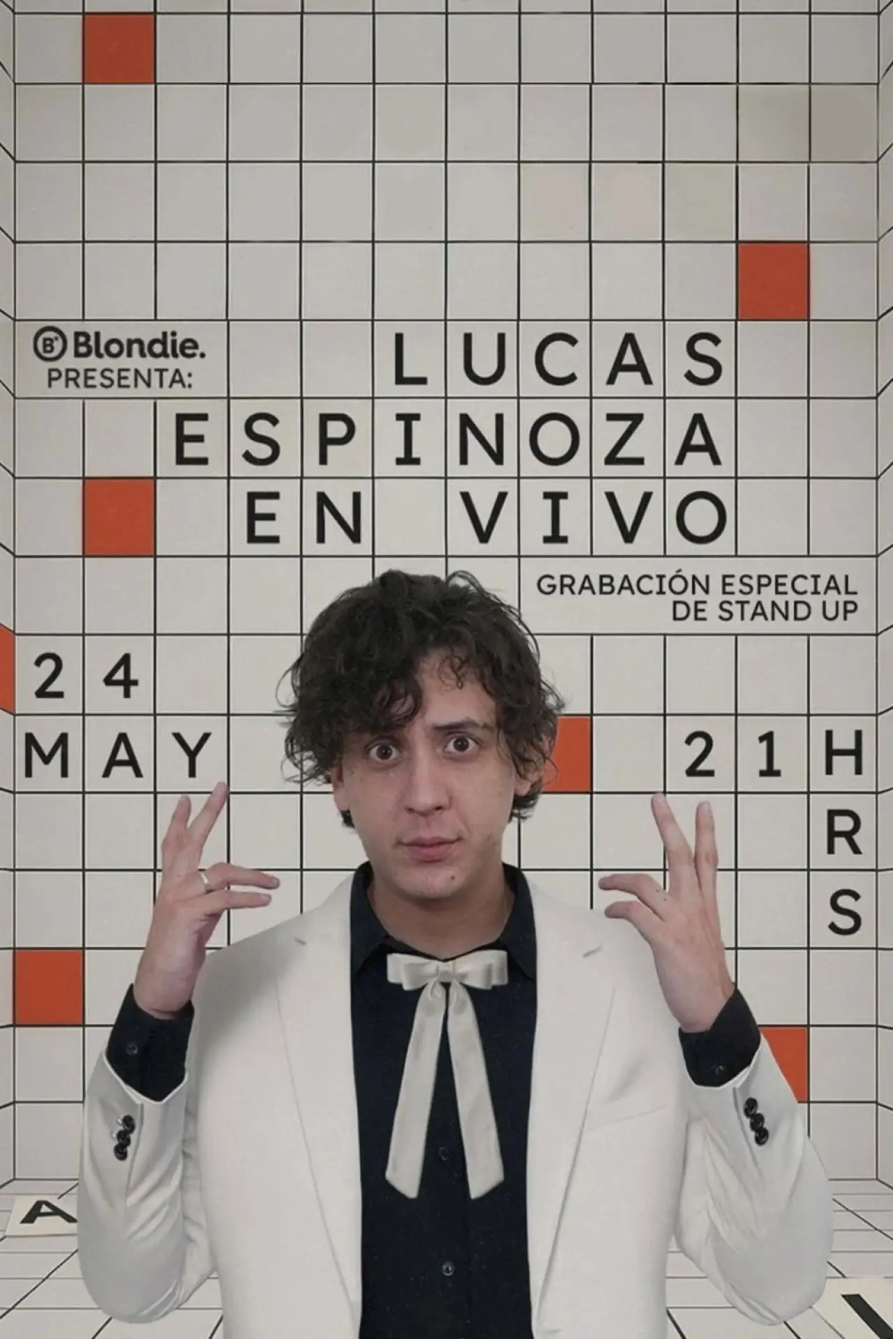 Plakat filmowy "Lucas Espinoza: En vivo. En la Blondie!"