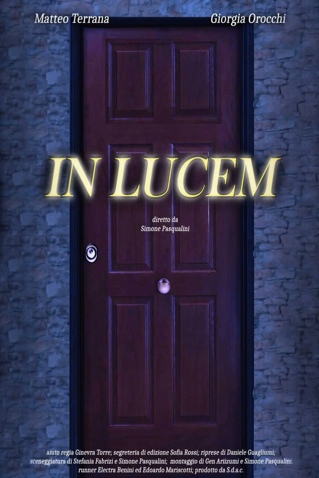 Plakat filmowy "In Lucem"