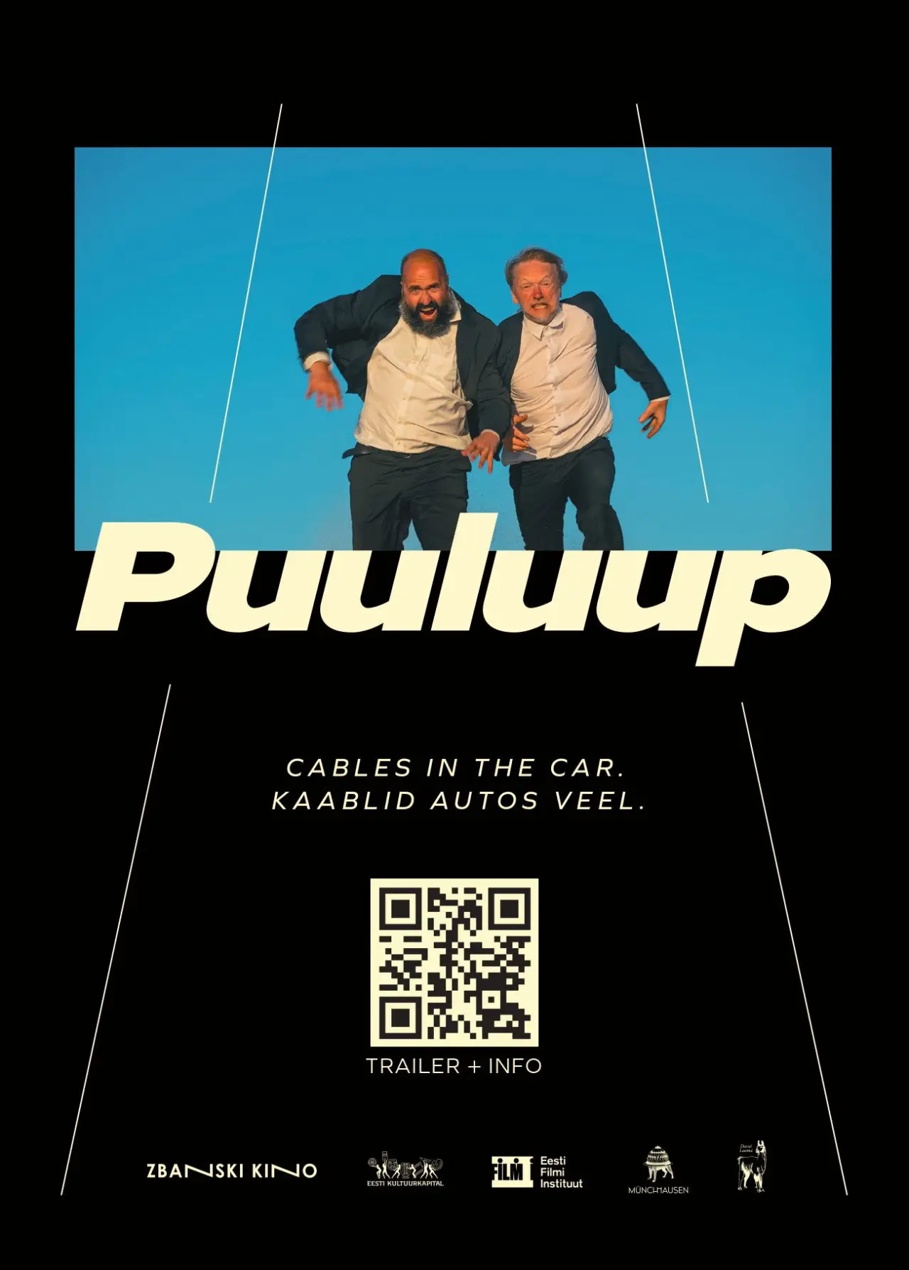 Plakat filmowy "Puuluup - kaablid autos veel"