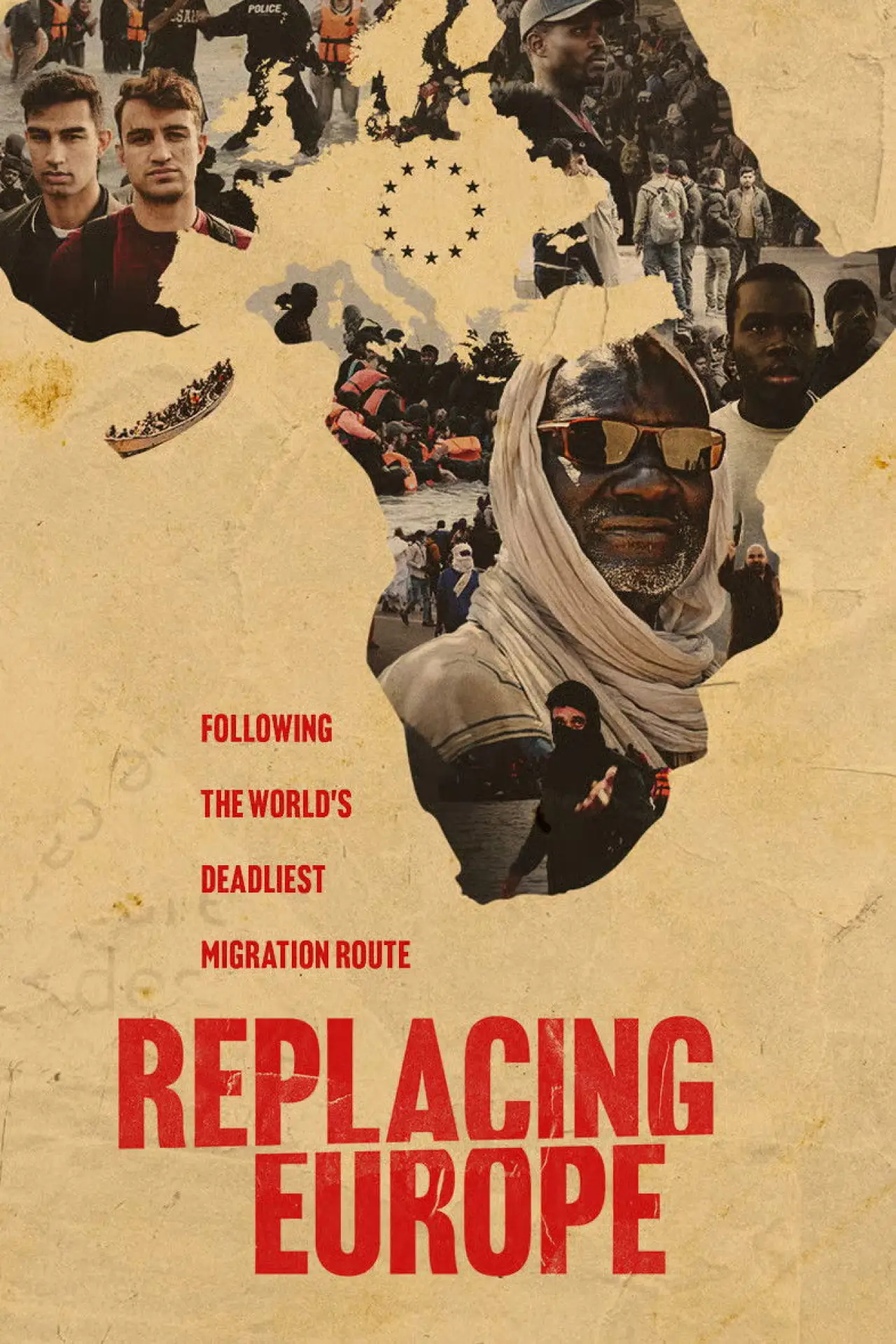 Plakat filmowy "Replacing Europe: Following the World