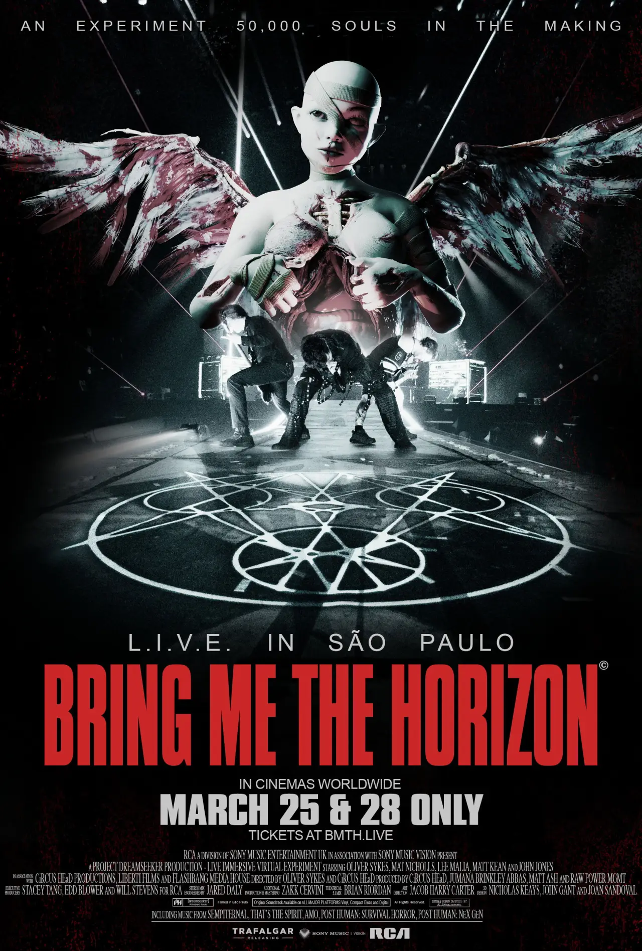 Plakat filmowy "Bring Me The Horizon - L.I.V.E. in São Paulo (Live Immersive Virtual Experiment)"