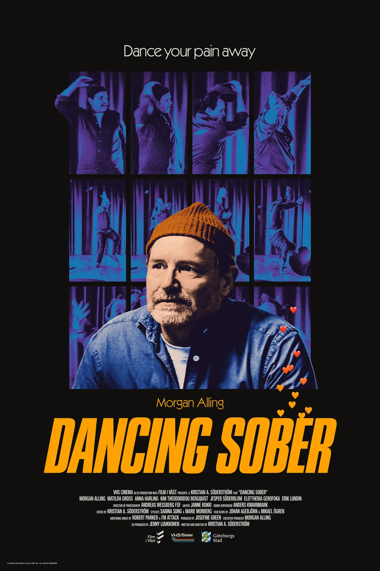 Plakat filmowy "Dansa Nykter"