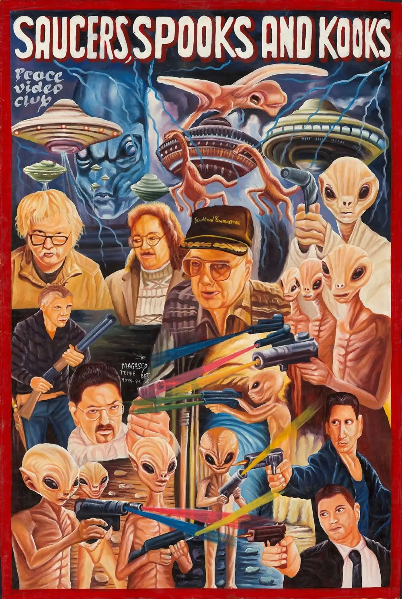 Plakat filmowy "Saucers, Spooks and Kooks"