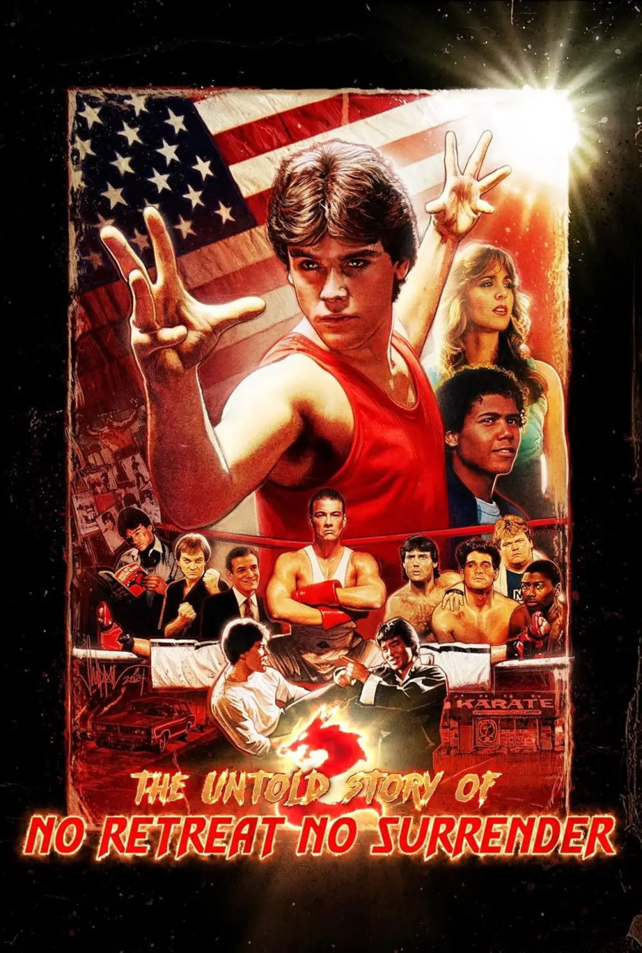 Plakat filmowy "The Untold Story of No Retreat No Surrender"