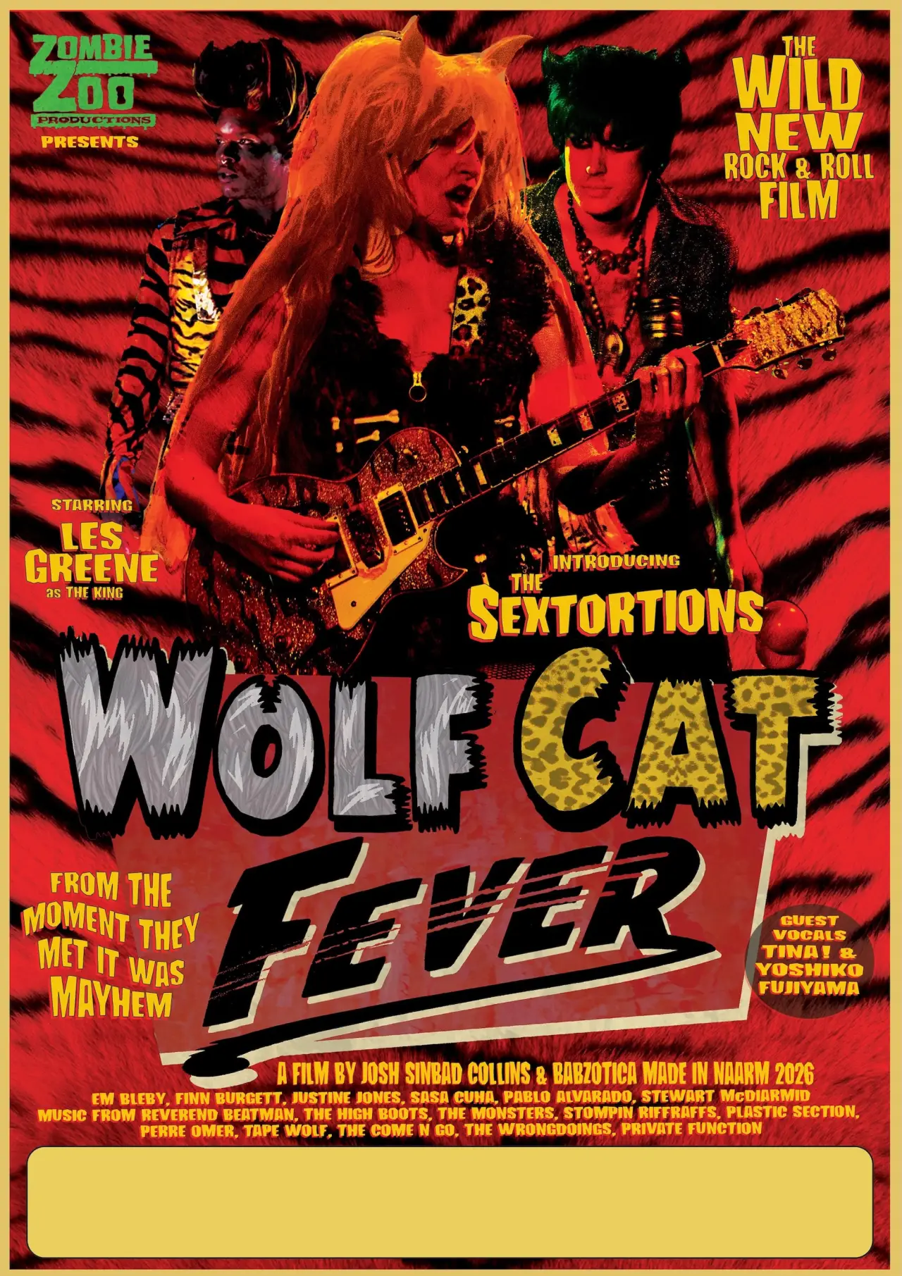 Plakat filmowy "Wolf Cat Fever"