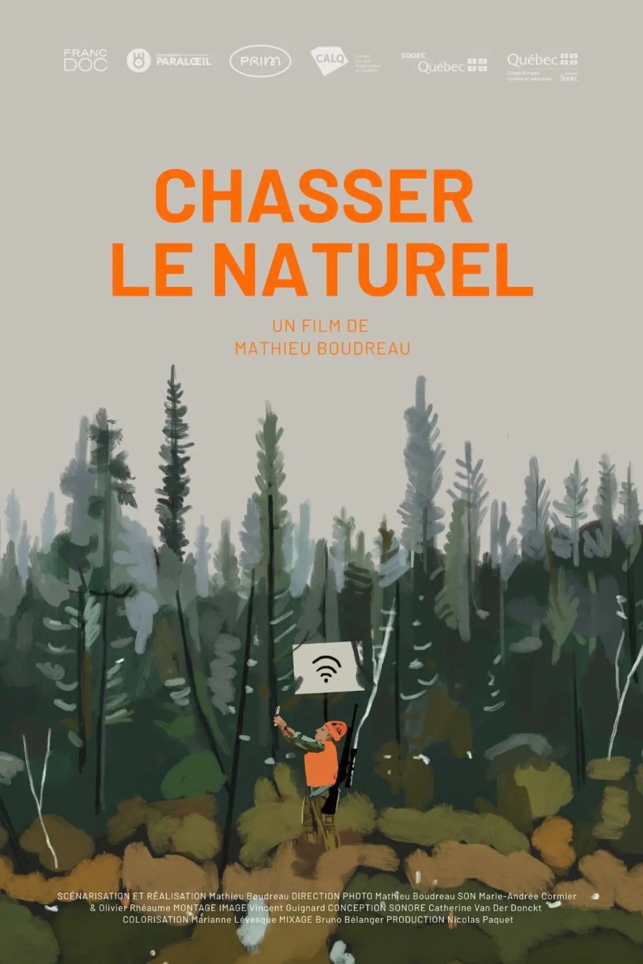 Plakat filmowy "Chasser le naturel"