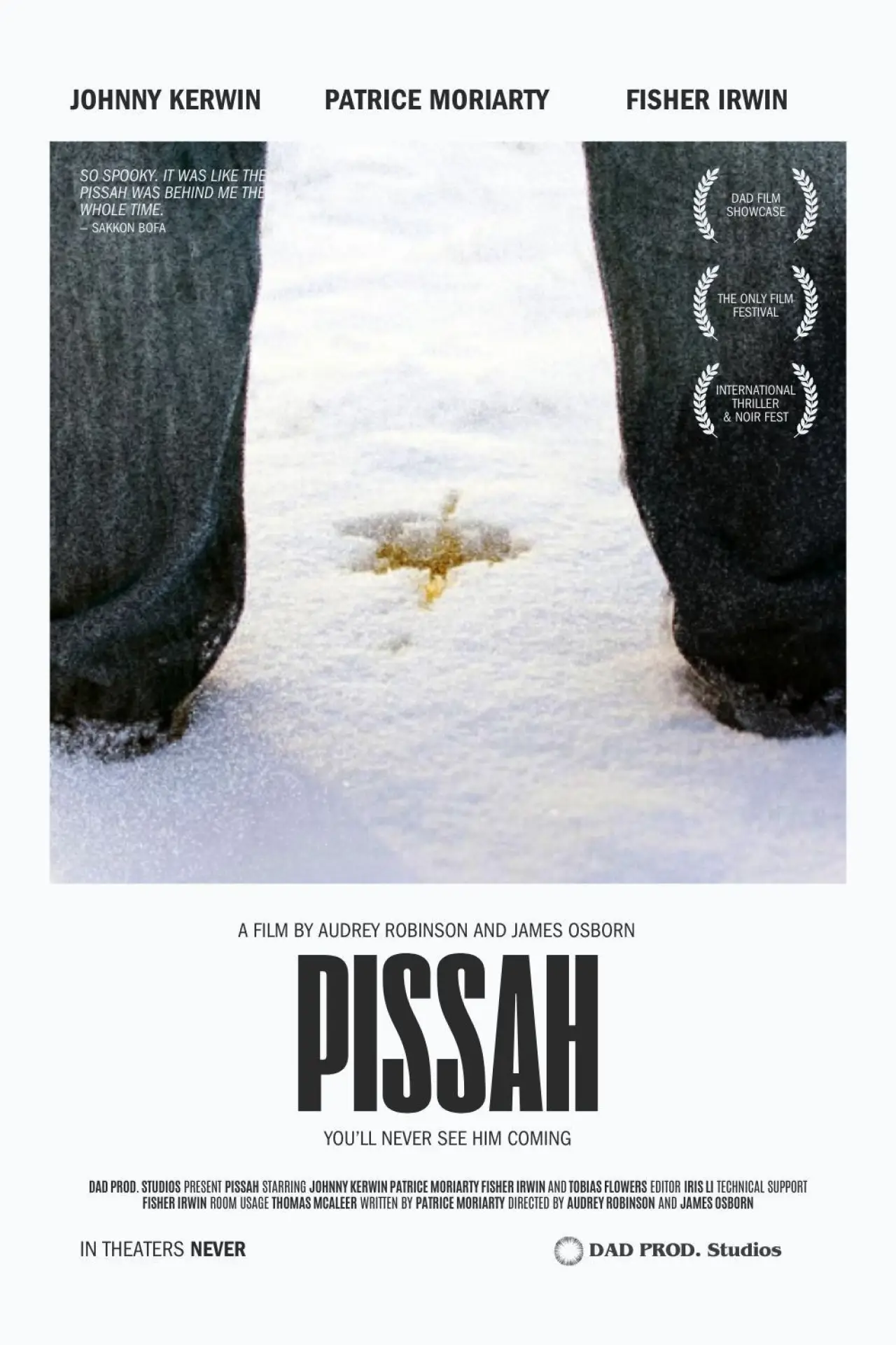 Plakat filmowy "PISSAH"