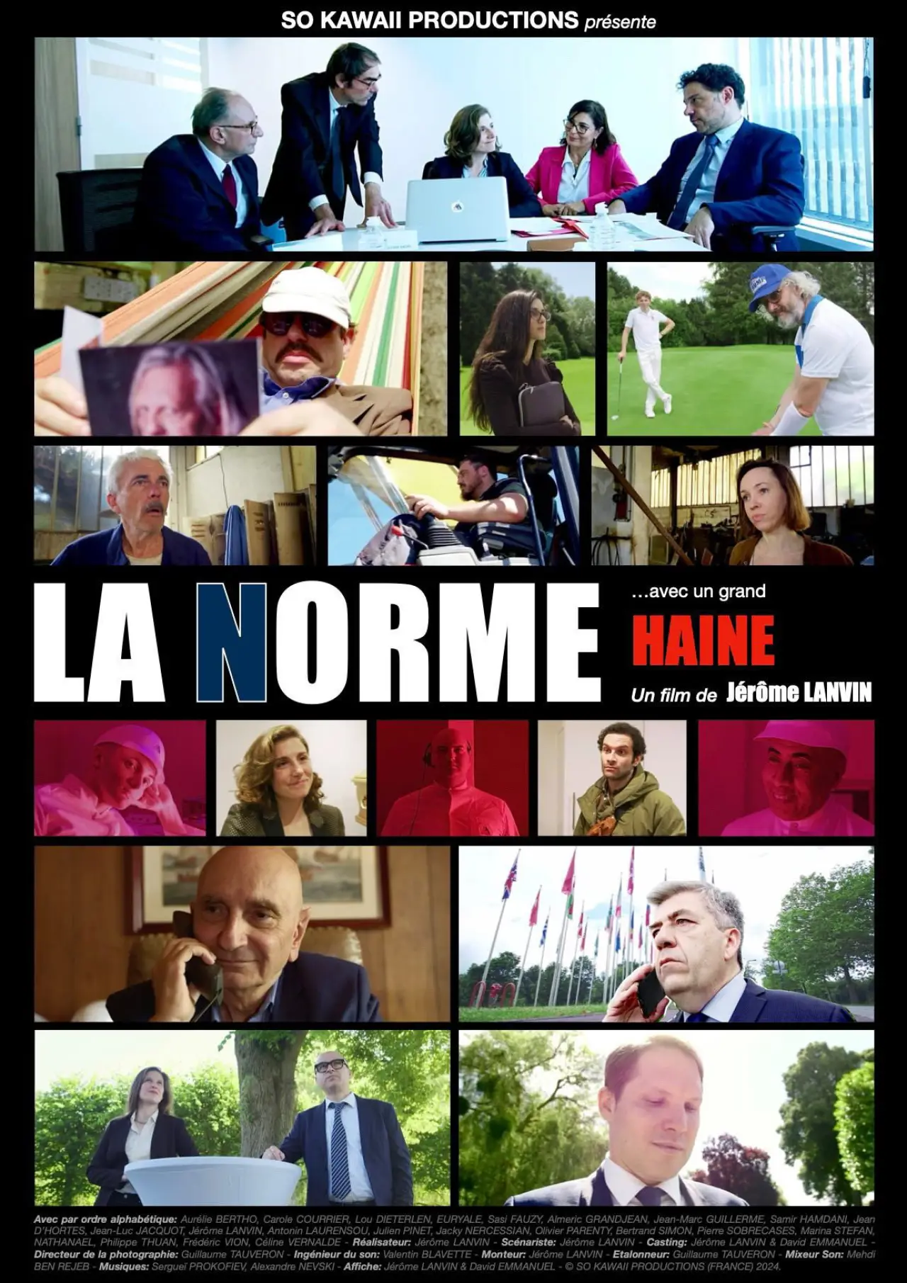 Plakat filmowy "La Norme"