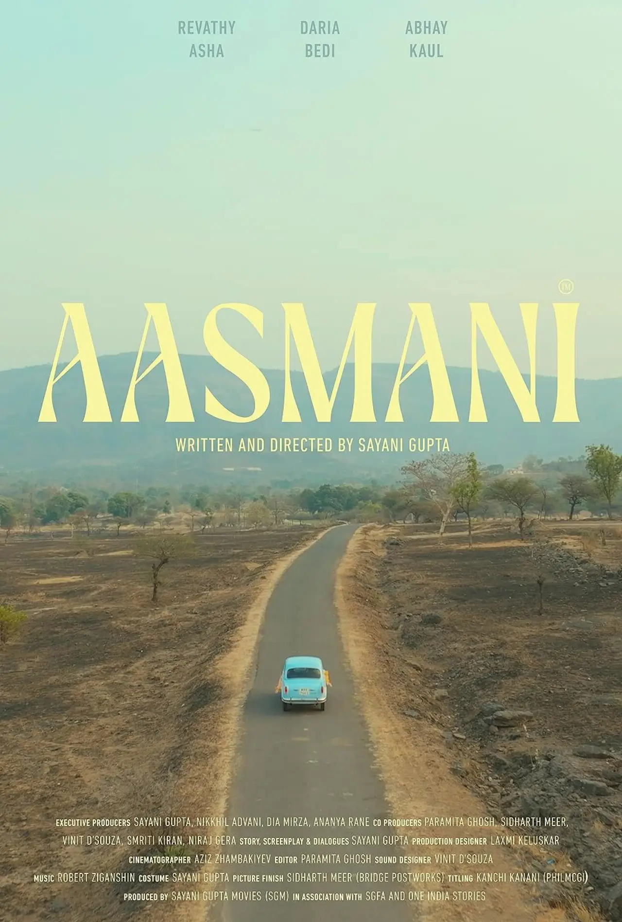 Plakat filmowy "Aasmani"