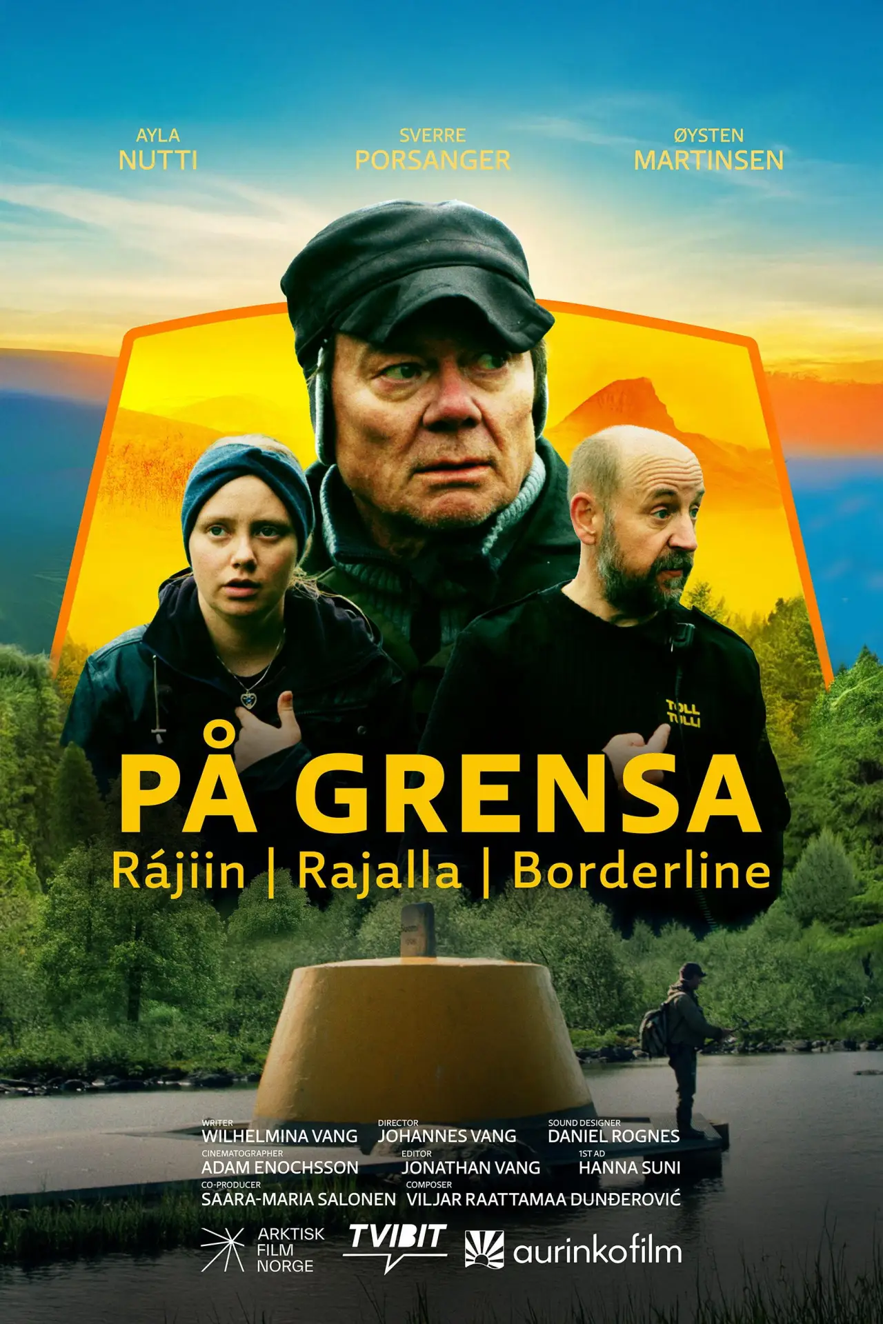 Plakat filmowy "På Grensa"