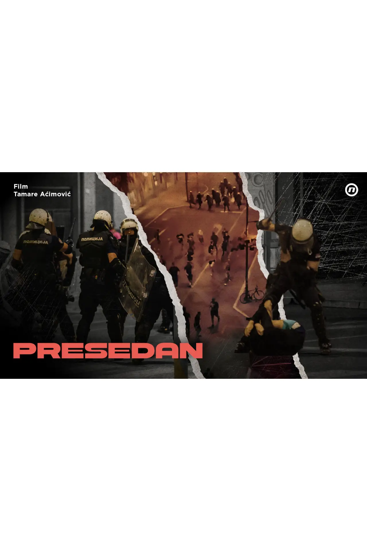 Plakat filmowy "Presedan"