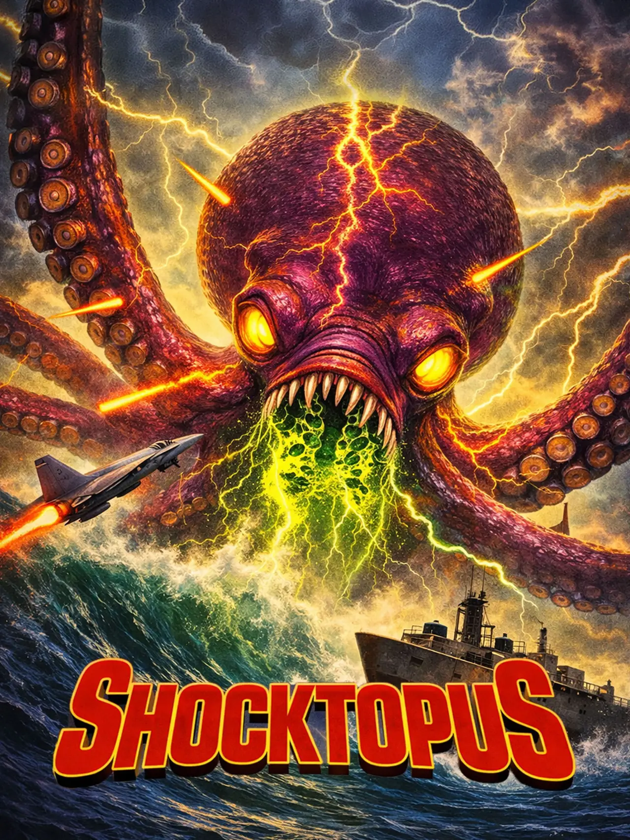Plakat filmowy "Shocktopus"
