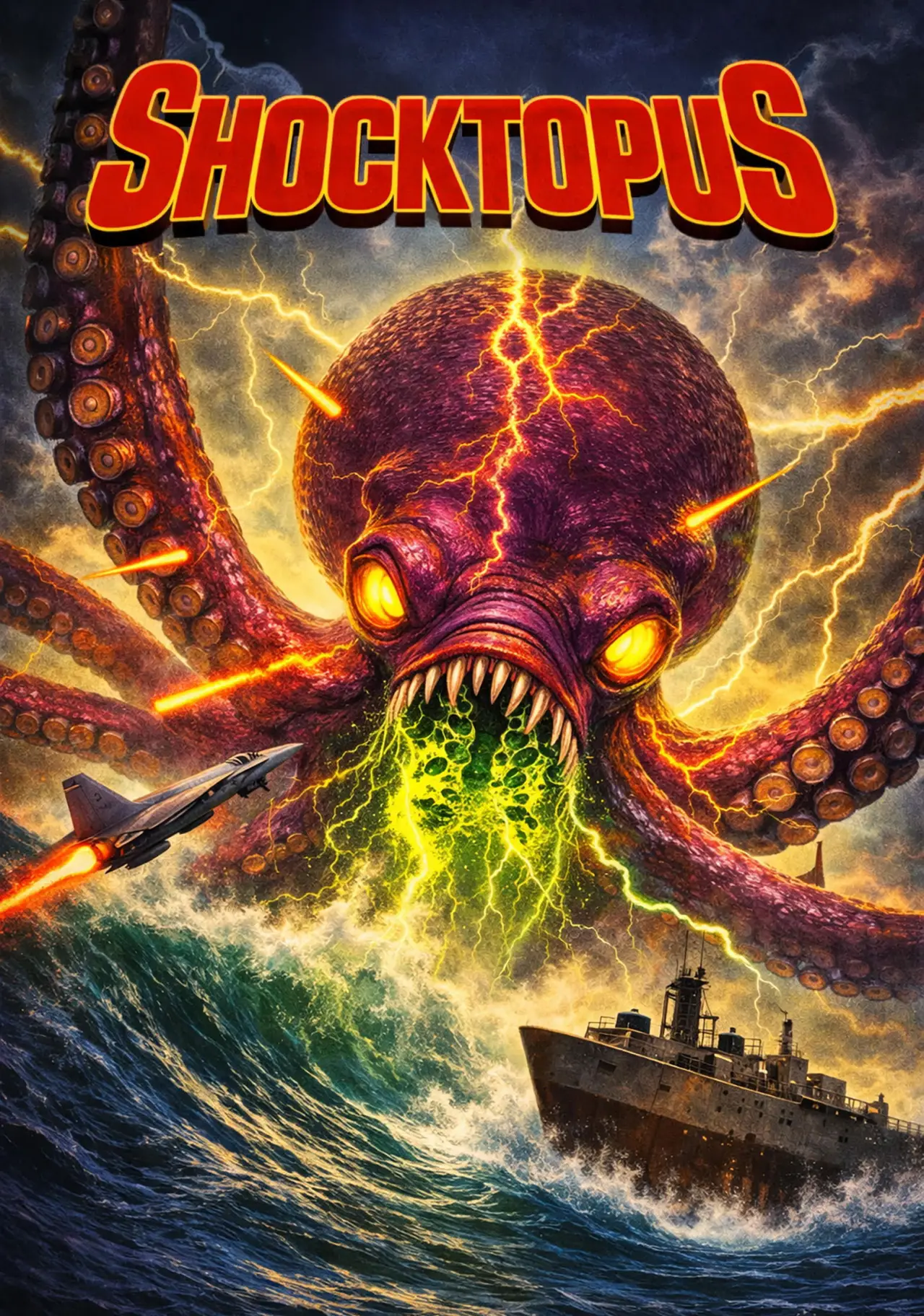 Plakat filmowy "Shocktopus"